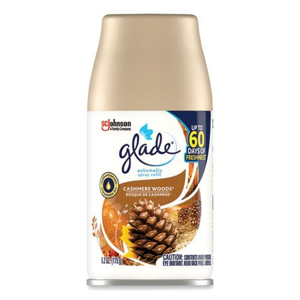 Glade Cashmere Woods Automatic Air Freshener, 6.2 Ounce -- 4 per case
