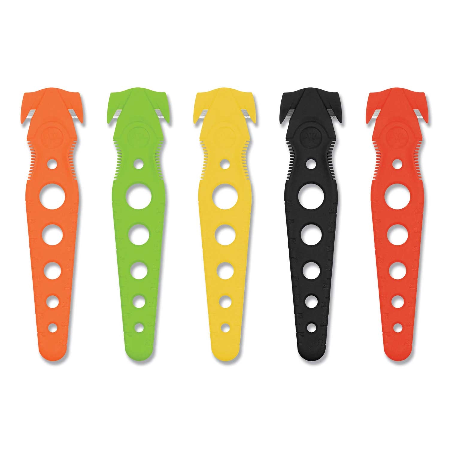 Westcott Assorted Color Safety Cutter, 5.75 inch -- 5 per case