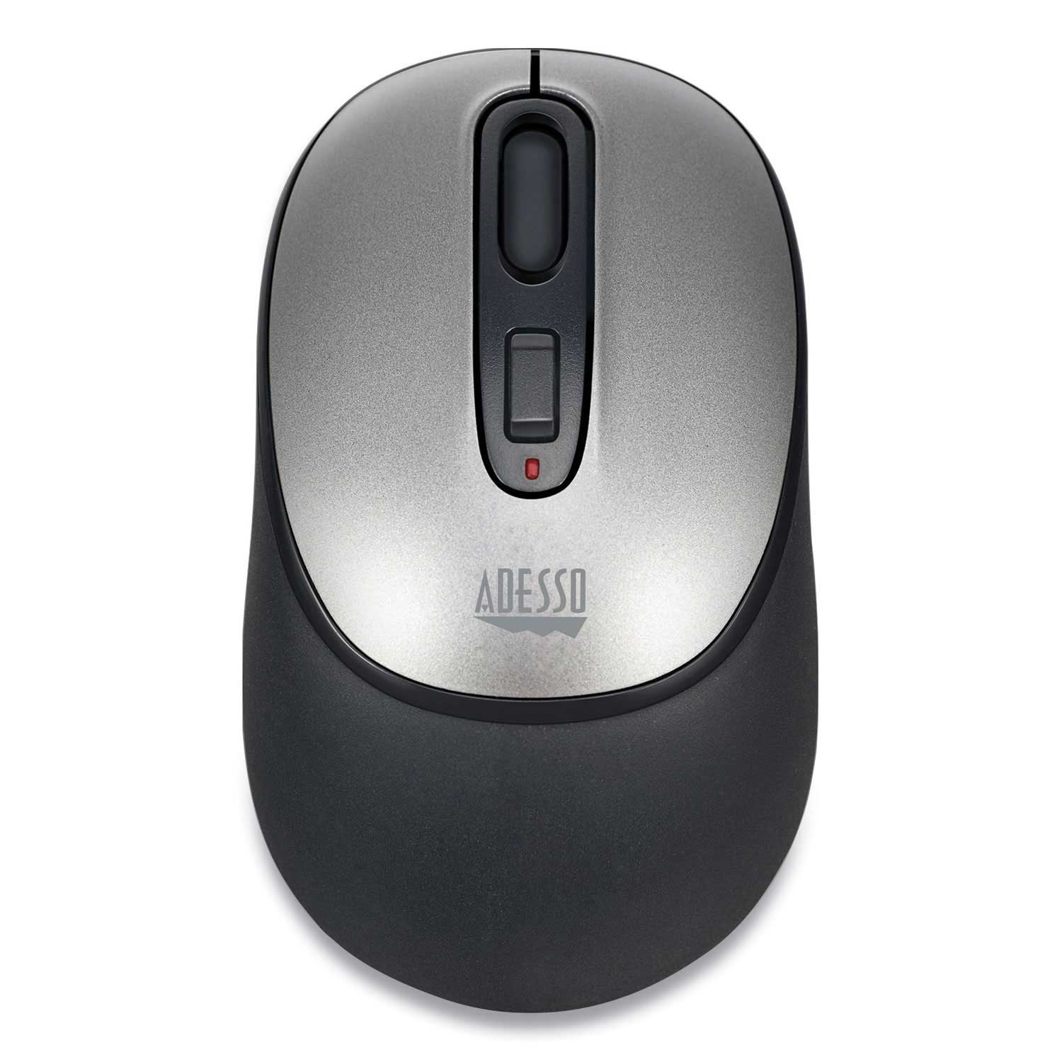Adesso Black/Silver iMouse A10 Antimicrobial Wireless Mouse