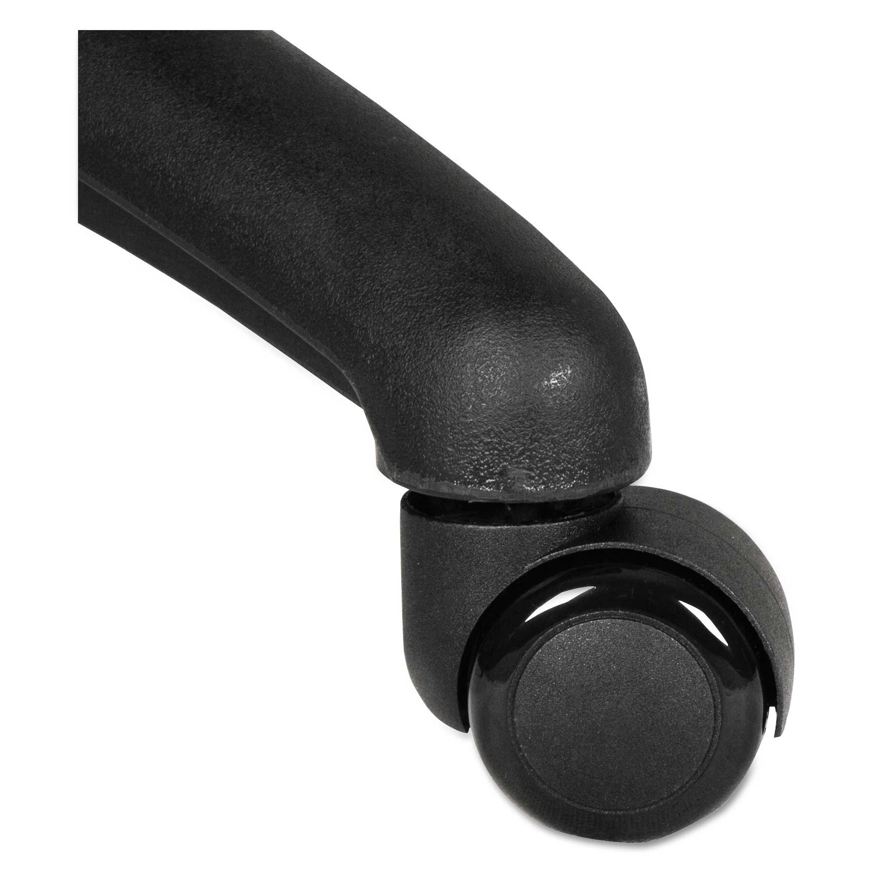Alera Black B Stem Dual Wheel Hooded Casters, 2 inch -- 1 set