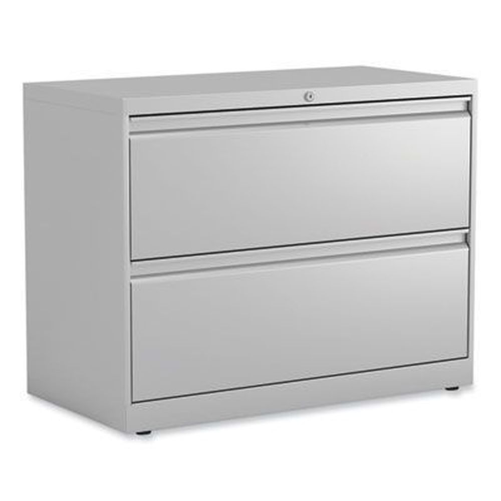 Alera Light Gray 2 Legal/Letter Size File Drawers Lateral File, 36 x 18.63 x 28 inch