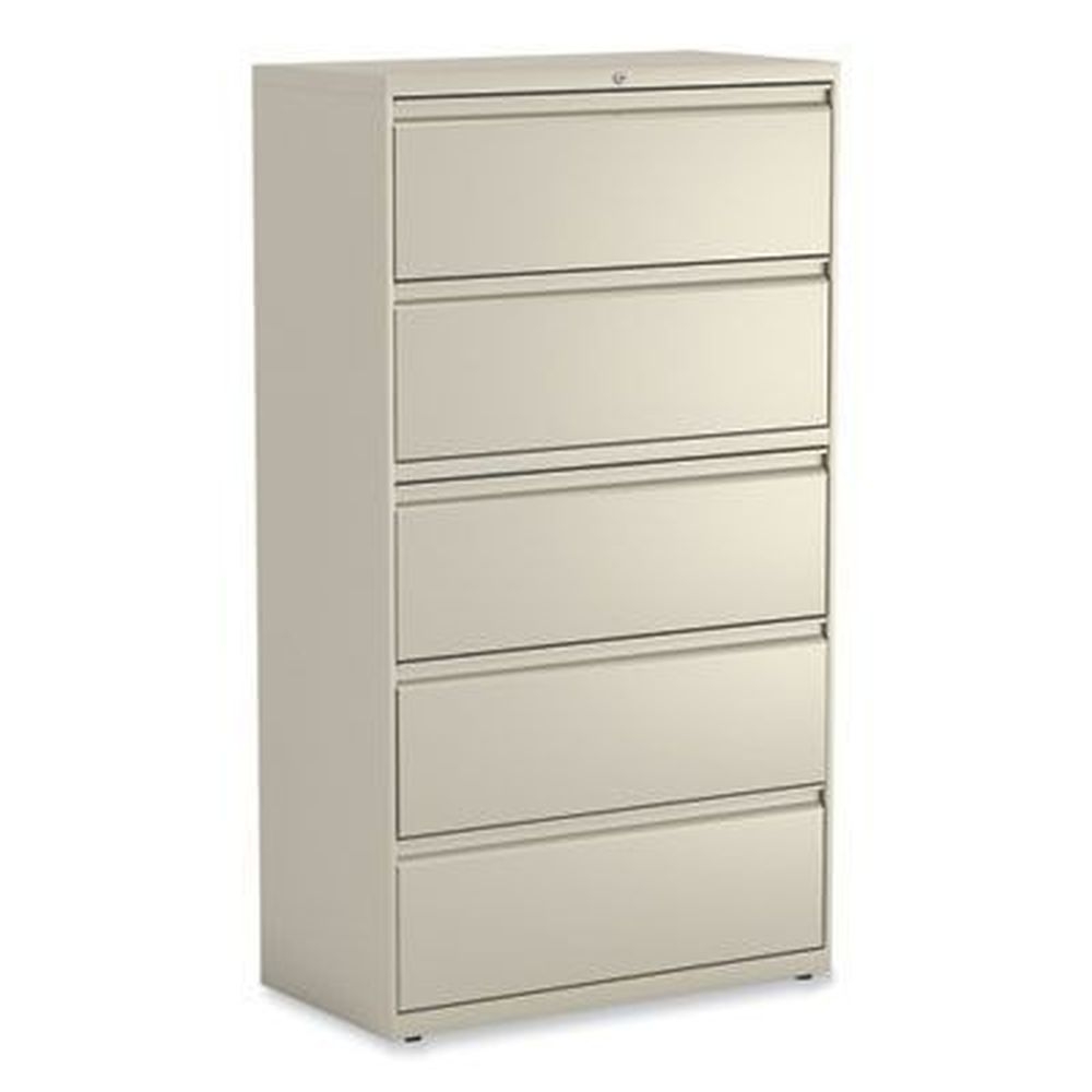 Alera Putty 5 Legal/Letter/A4/A5-Size File Drawers Lateral File Cabinets, 36 x 18.63 x 67.63 inch