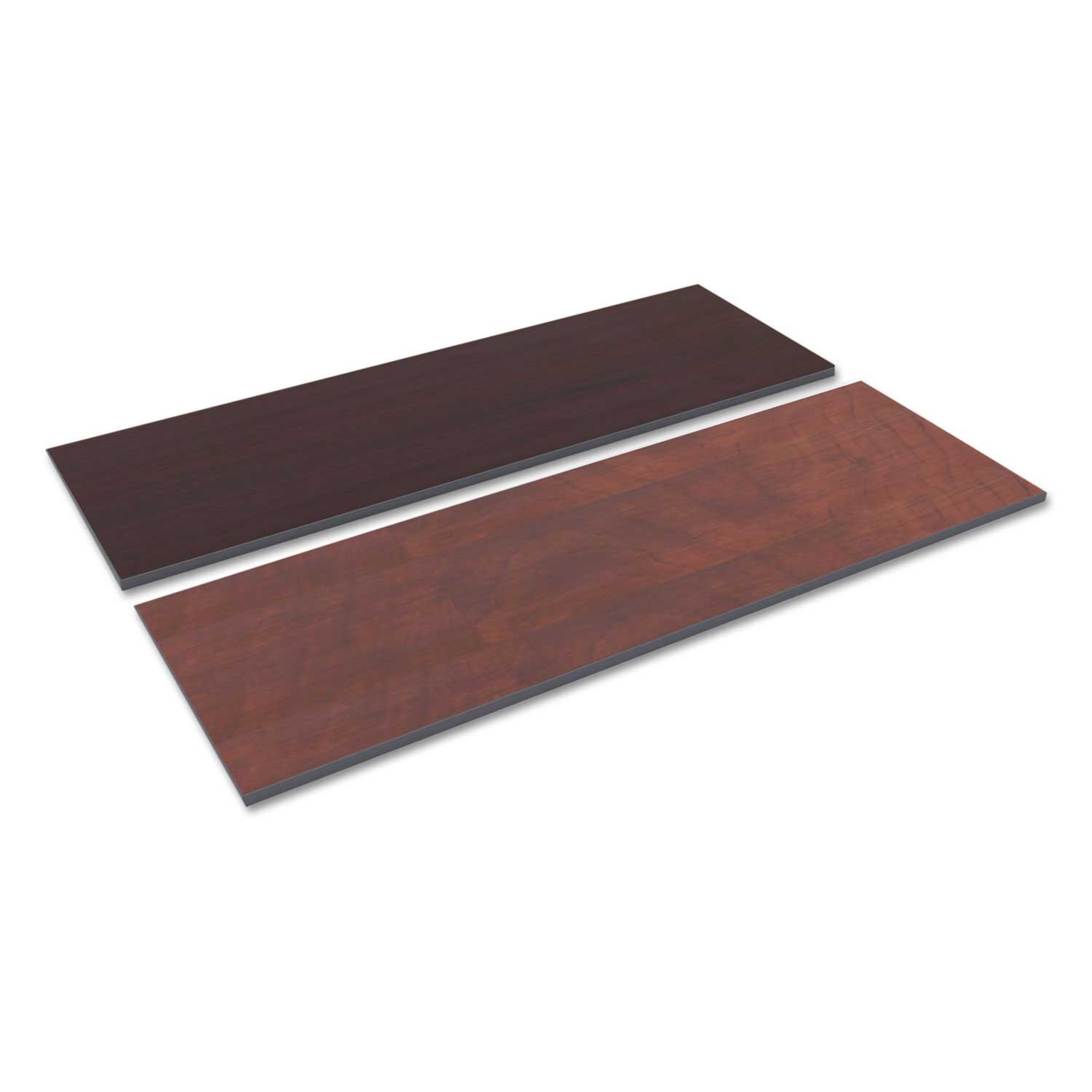 Alera Medium Cherry/Mahogany Rectangular Reversible Woodgrain Laminate Table Top, 72 x 24 inch
