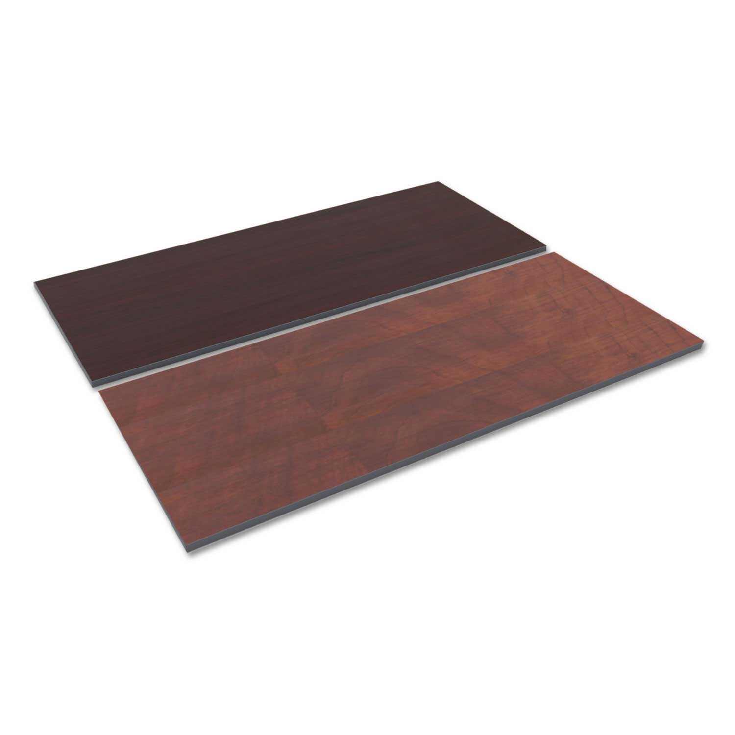 Alera Medium Cherry/Mahogany Rectangular Reversible Woodgrain Laminate Table Top, 72 x 30 inch