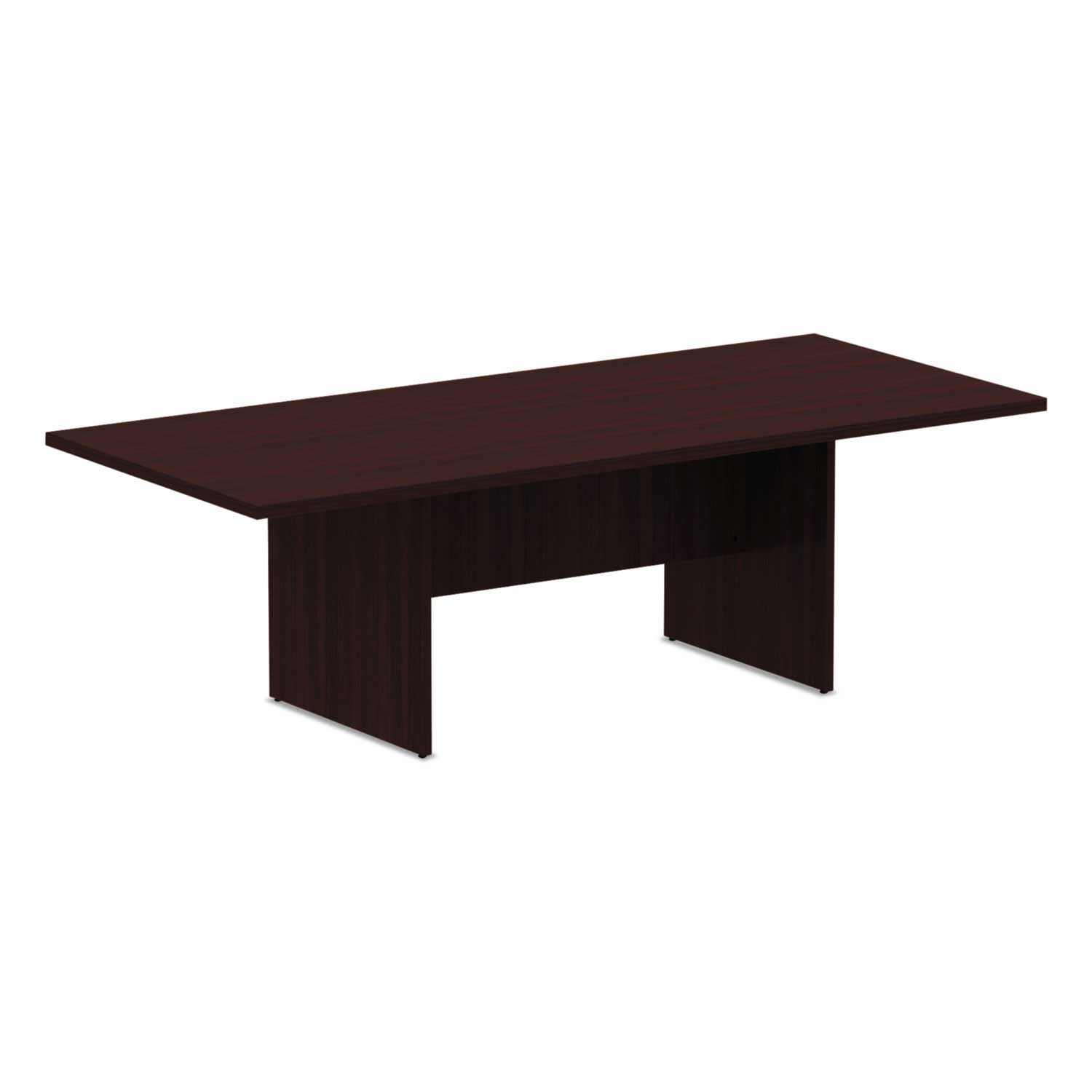 Alera Valencia Series Mahogany Rectangular Conference Table, 94 1/2 x 41 3/8 x 29 1/2 inch