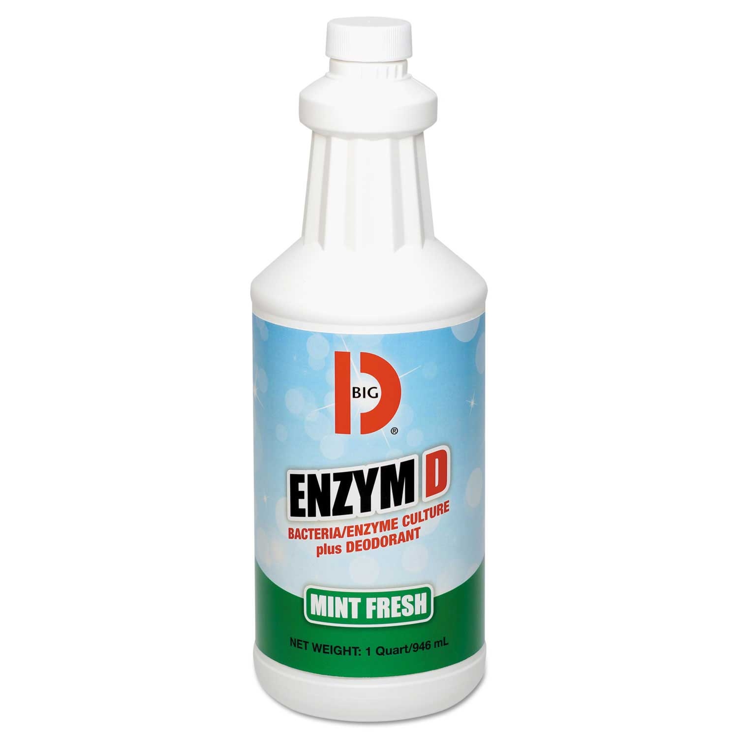 Big D Industries Enzym D Digester Mint Fresh Deodorant, 1 Quart -- 12 per case