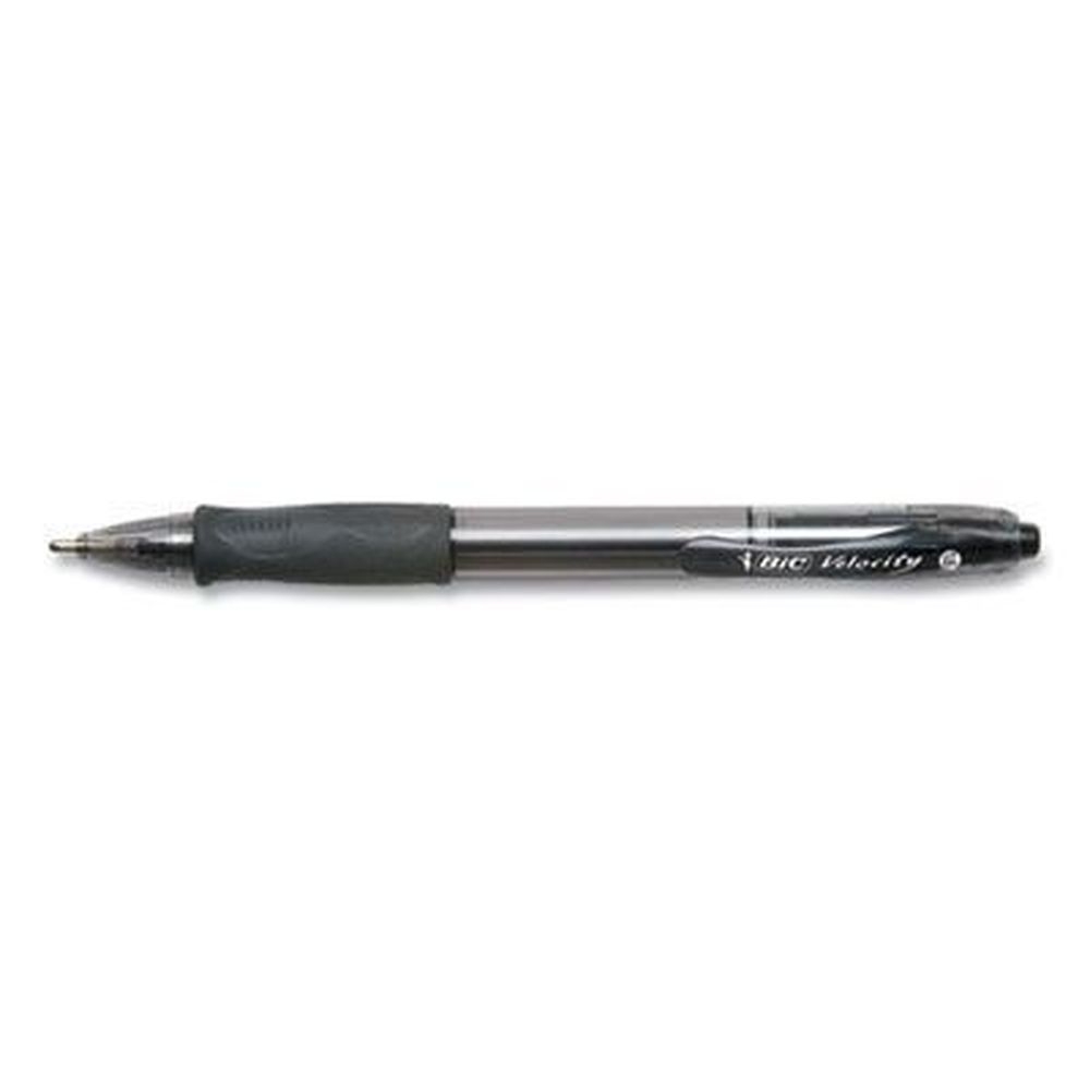 BIC Glide Bold 1.6 mm Retractable Translucent Black Barrel Ballpoint Pen -- 4 per pack