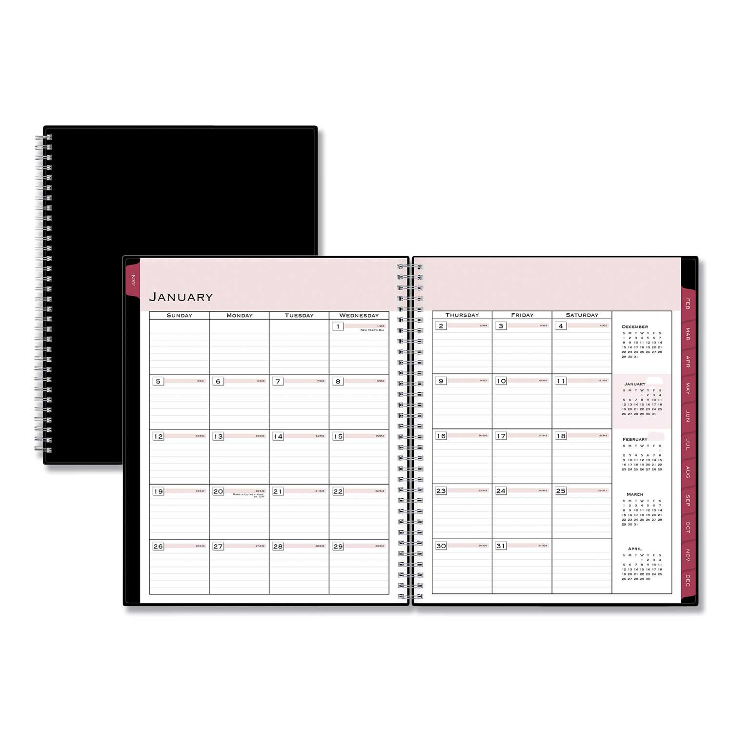Blue Sky Classic Red 2021 Weekly/Monthly Appointment Book, 11 x 8.5 inch
