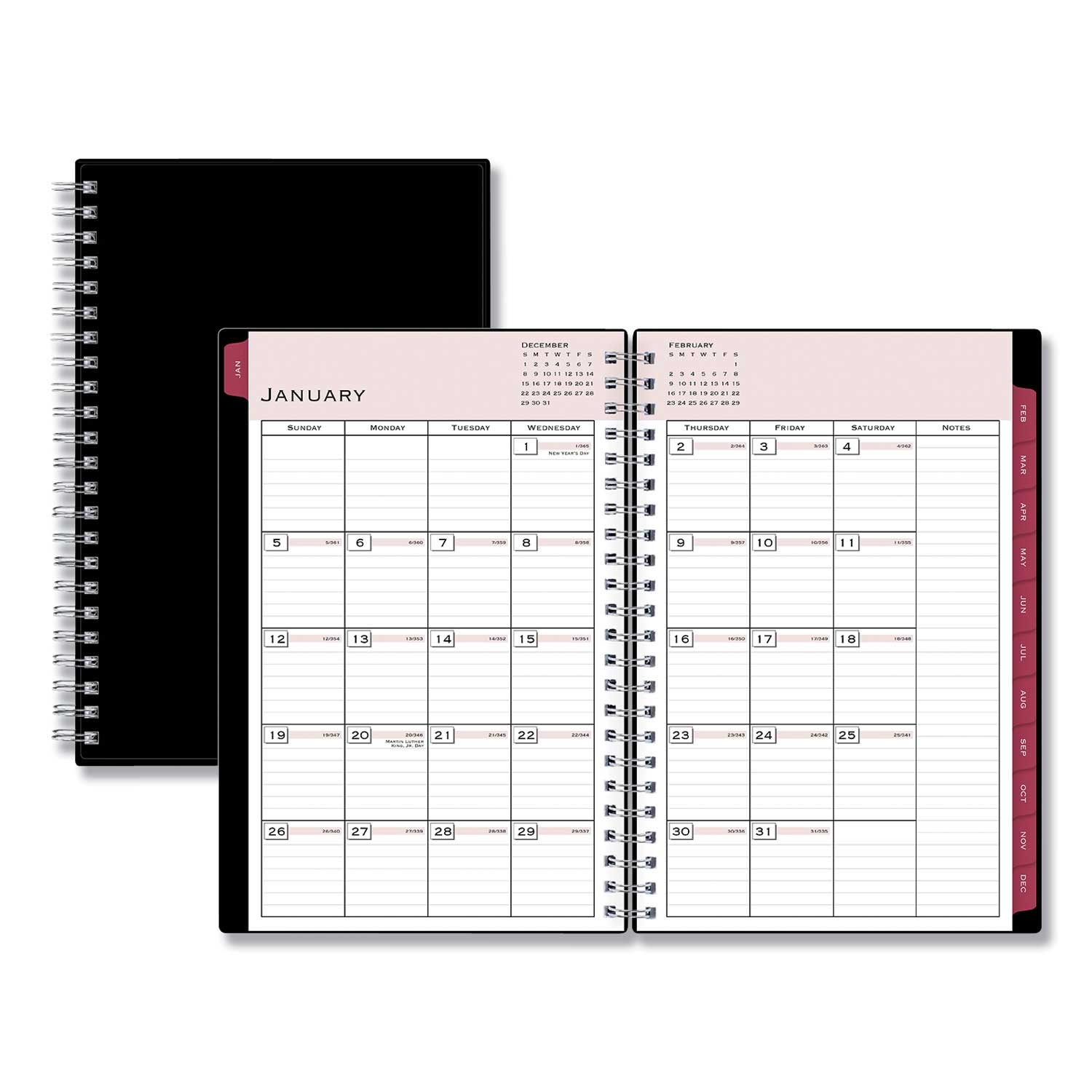 Blue Sky Classic Red 2021 Weekly/Monthly Planner, 8 x 5 inch