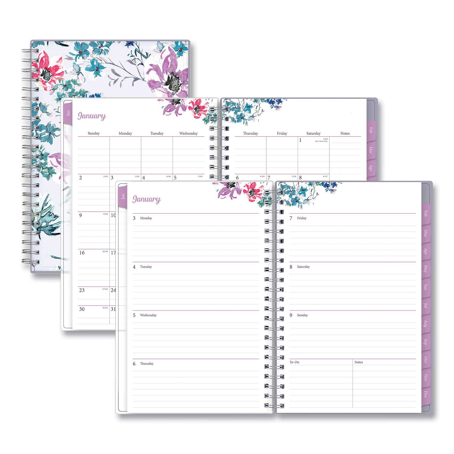 Blue Sky Laila Create-Your-Own Cover Weekly/Monthly Planner, 8 x 5 inch