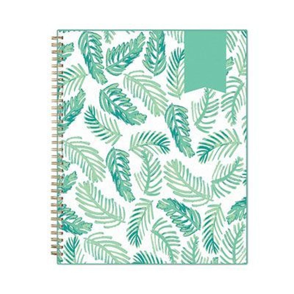 Blue Sky Palms Artwork 12-Month July-June 2022-2023 Day Designer Academic Year Weekly/Monthly Frosted Planner, 11 x 8.5 inch