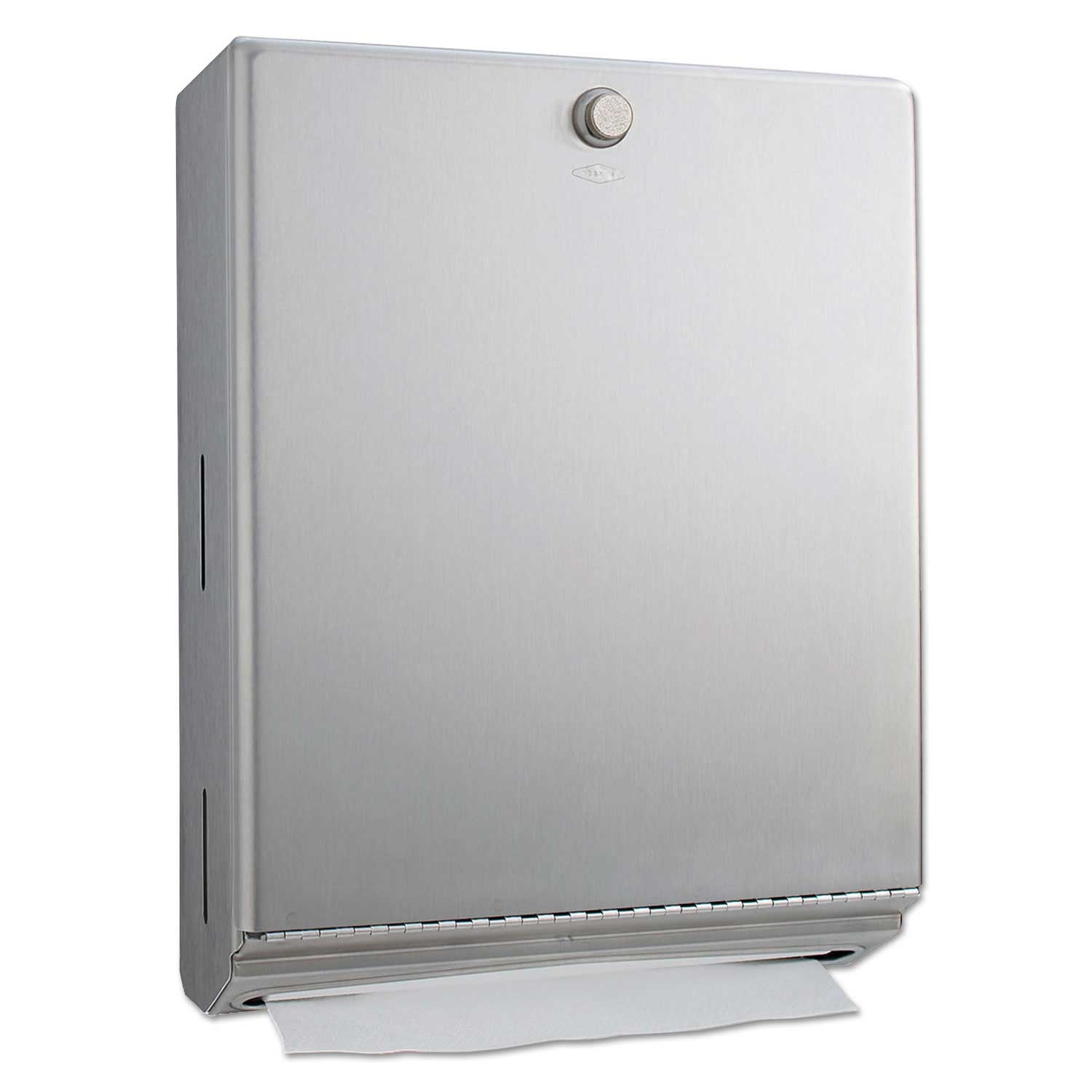 Bobrick Classic Series Stainless Steel Surface Mounted Paper Towel Dispenser, 10 13/16 x3 15/16 x14 1/16 inch