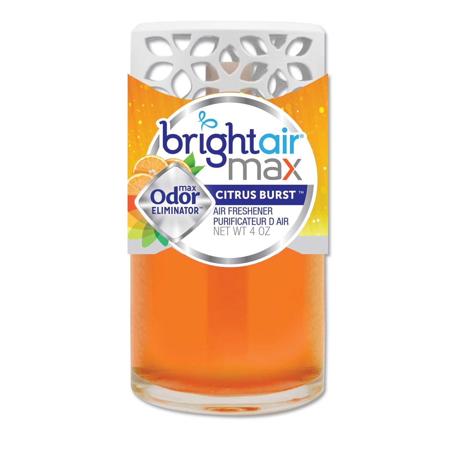 Bright Air Citrus Burst Max Scented Air Freshener, 4 Ounce