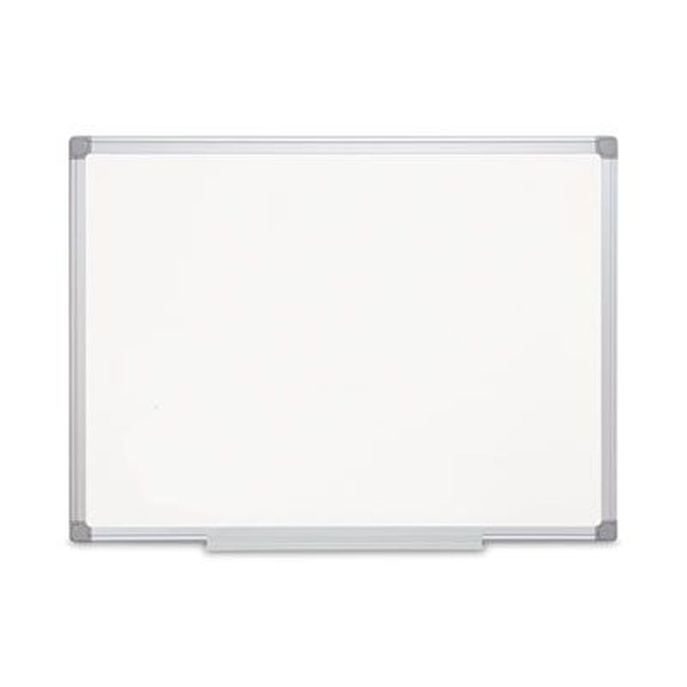 MasterVision Aluminum Frame Earth Ceramic Dry Erase Board, 36 x 48 inch