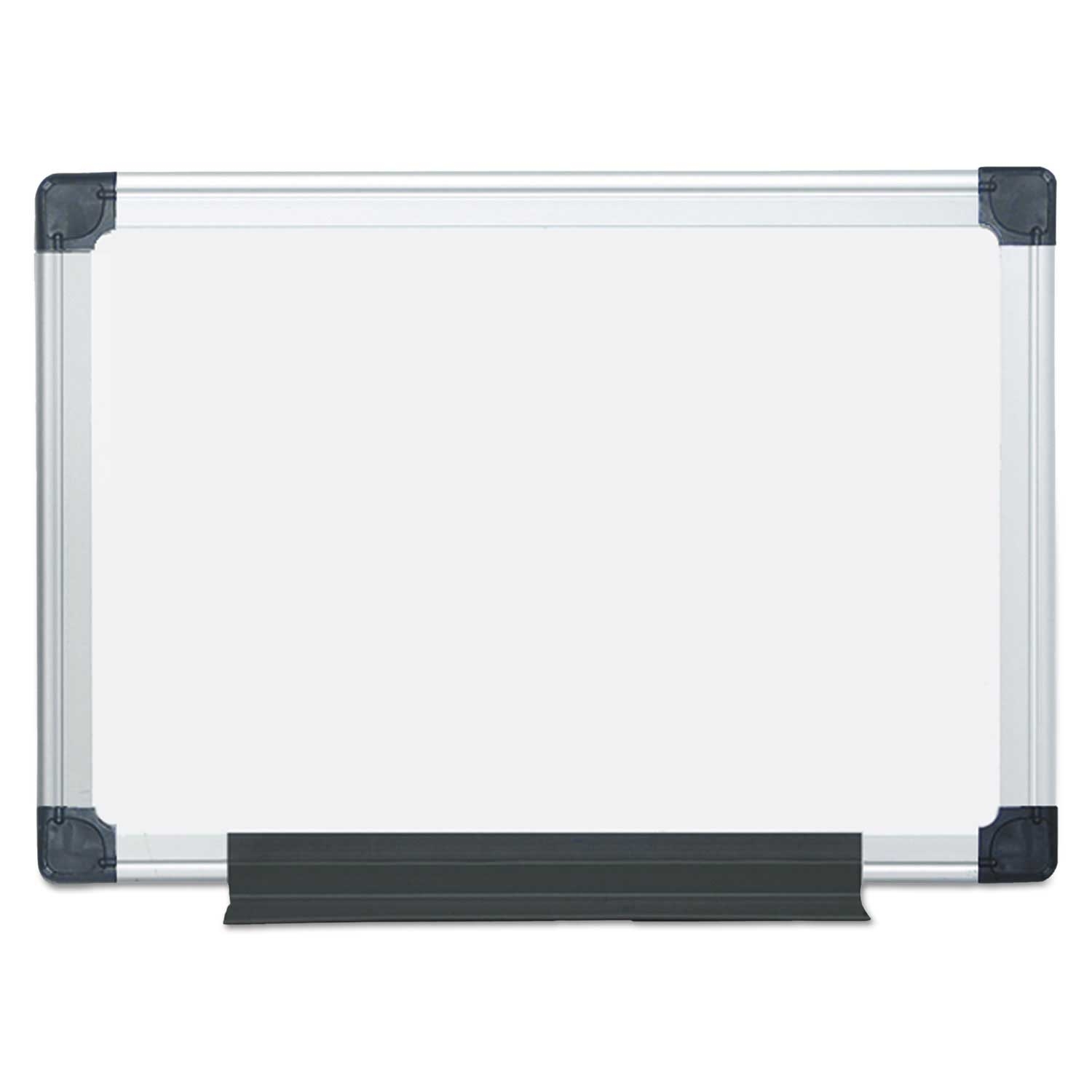 MasterVision Super Value Magnetic Lacquered Steel White Aluminum Frame Dry Erase Board, 18 x 24 inch