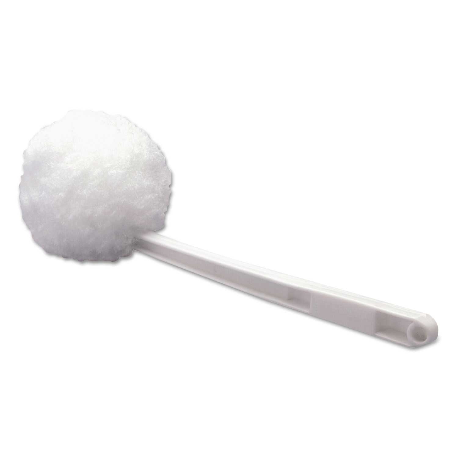 Boardwalk White Plastic Deluxe Bowl Mop with 10 inch Handle -- 25 per case