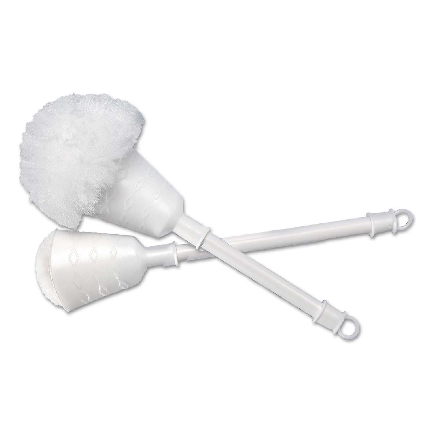 Boardwalk White Plastic Cone Bowl Mop with 10 inch Handle -- 25 per case