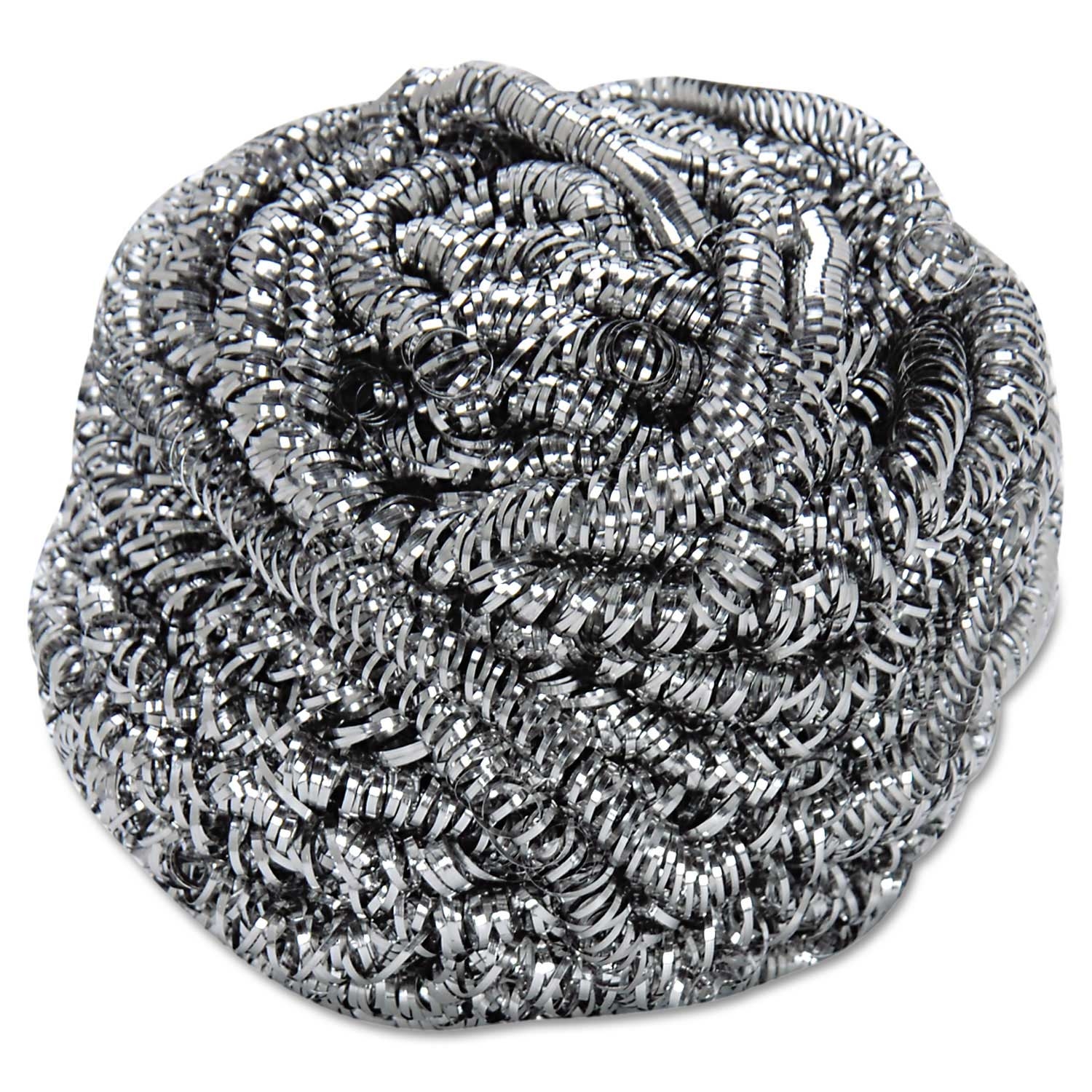 Boardwalk Steel Gray Stainless Steel Scrubber, 2 1/2 x 2 3/4 inch -- 12 per case