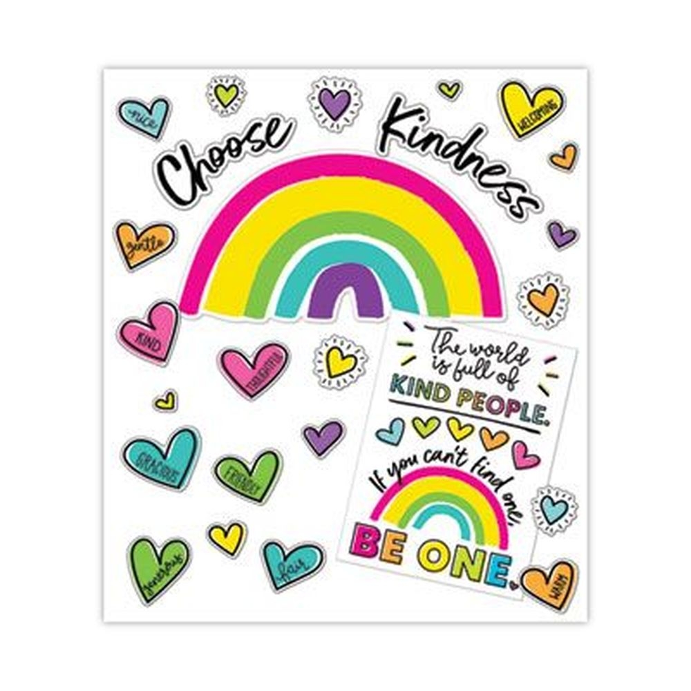 Carson-Dellosa Education 75 Pieces Kind Vibes Motivational Bulletin Board Set