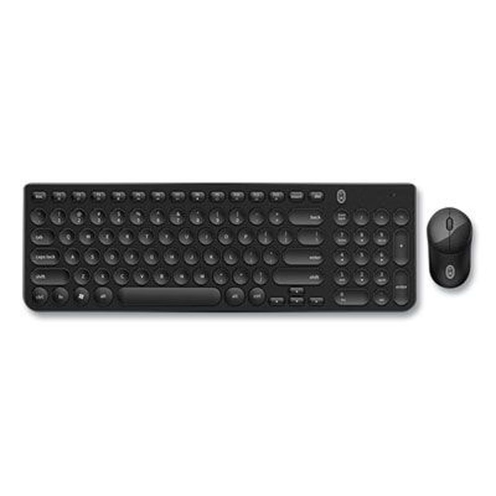 OTM Essentials Black 2.4 GHz Frequency Pro Wireless Keyboard and Optical Mouse - Combo