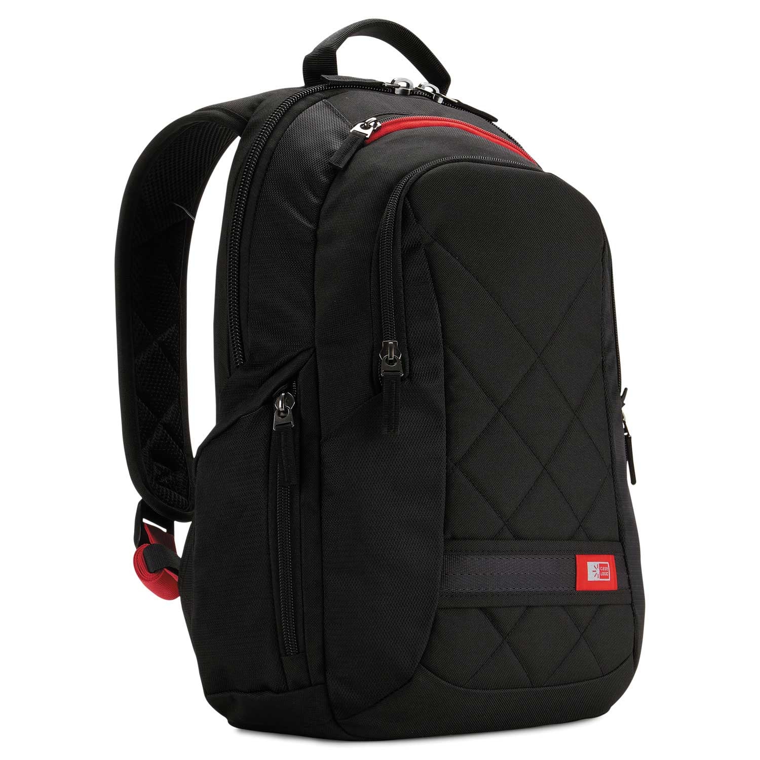 Case Logic Polyester Black Diamond Backpack Fits Devices Up to 14.1 inch, 6.3 x 13.4 x 17.3 inch