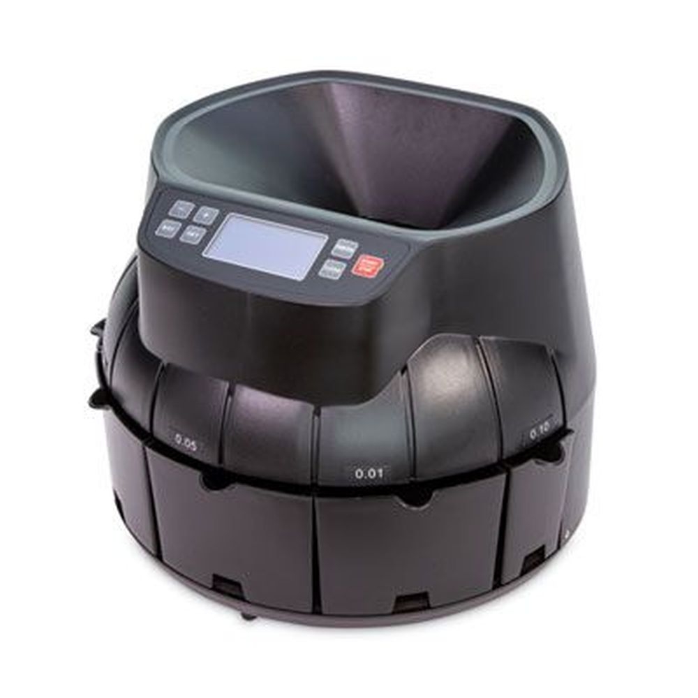 ControlTek Black Coin Counter, 14.2 x 13.4 x 11 inch
