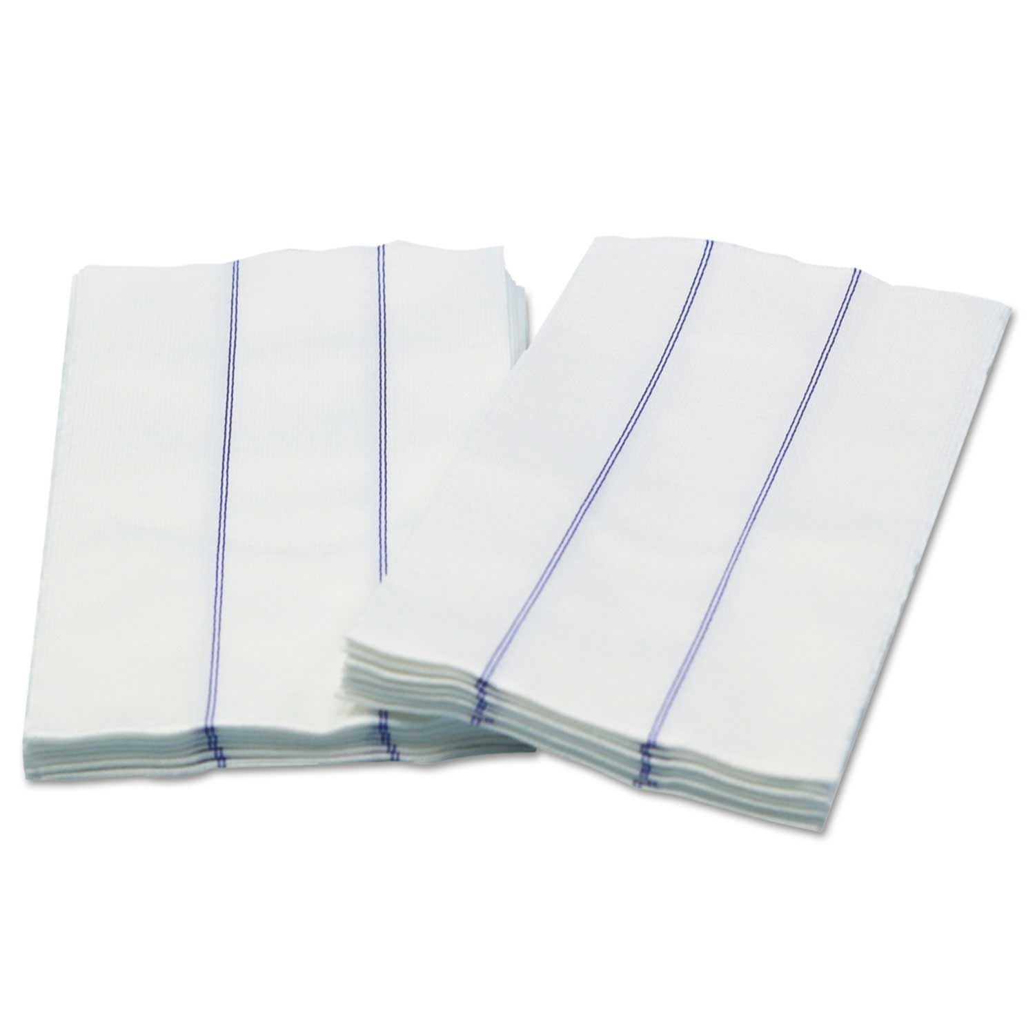 Cascades PRO Tuff Job White with Blue 1/4 Fold Premium Foodservice Towel, 13 x 24 inch -- 72 per case