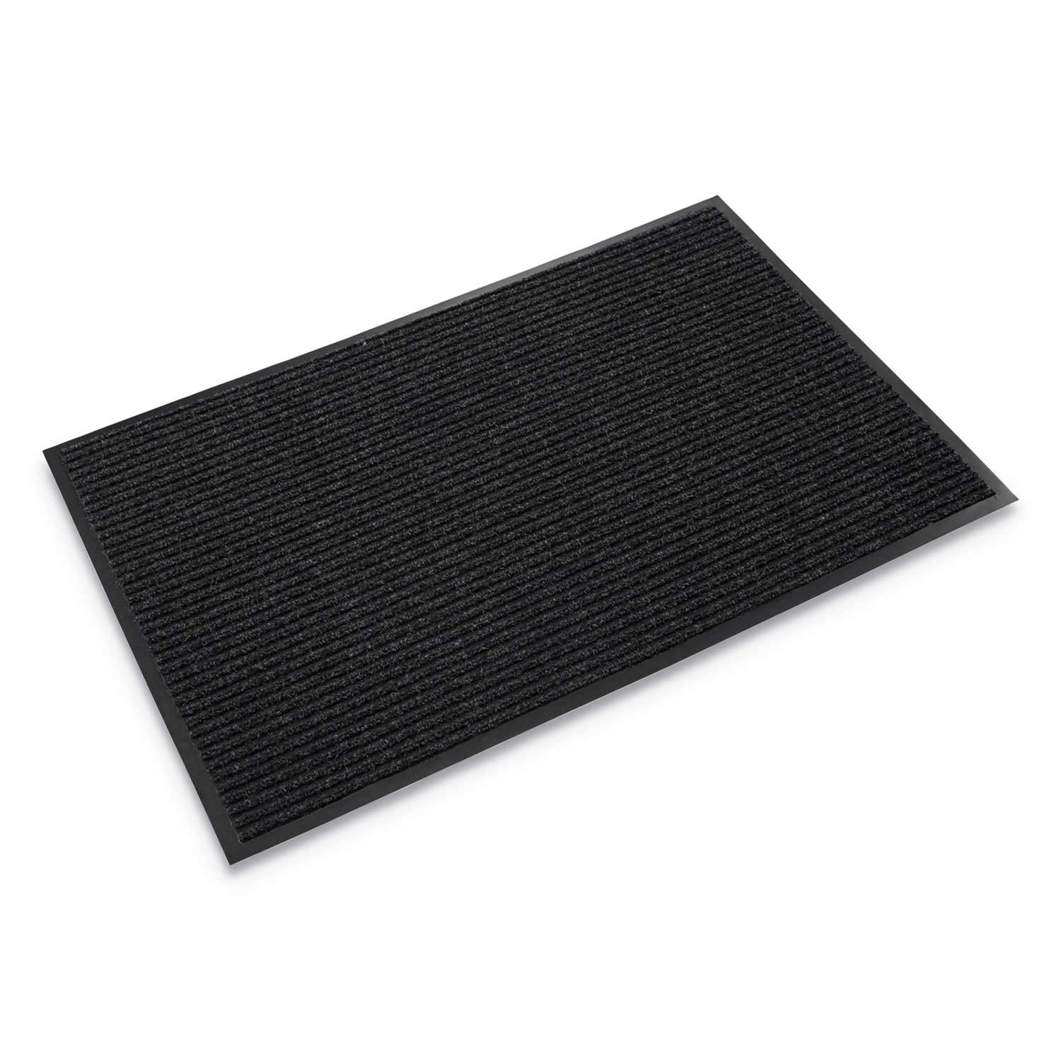 Crown Polypropylene Charcoal Needle Rib Scraper and Wiper Mat, 48 x 72 inch