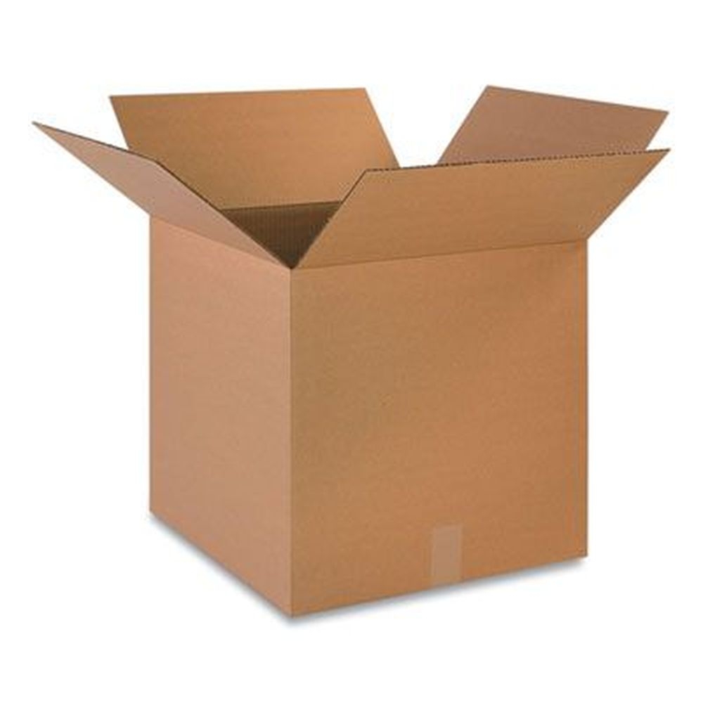 Coastwide Professional Brown Kraft Fixed Depth Shipping Box, 18 x 18 x 18 inch -- 20 per case