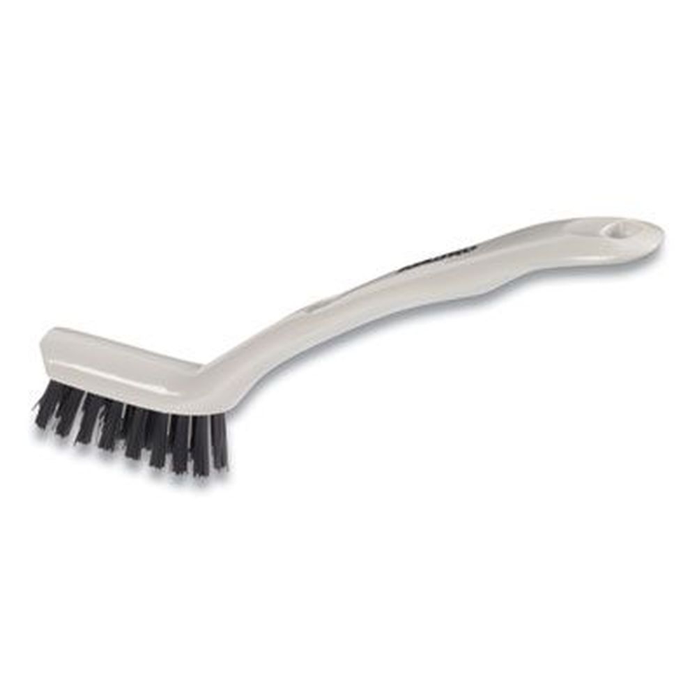 Coastwide Professional Polypropylene Black Bristles Gray Handle Grout Brush, 9 inch