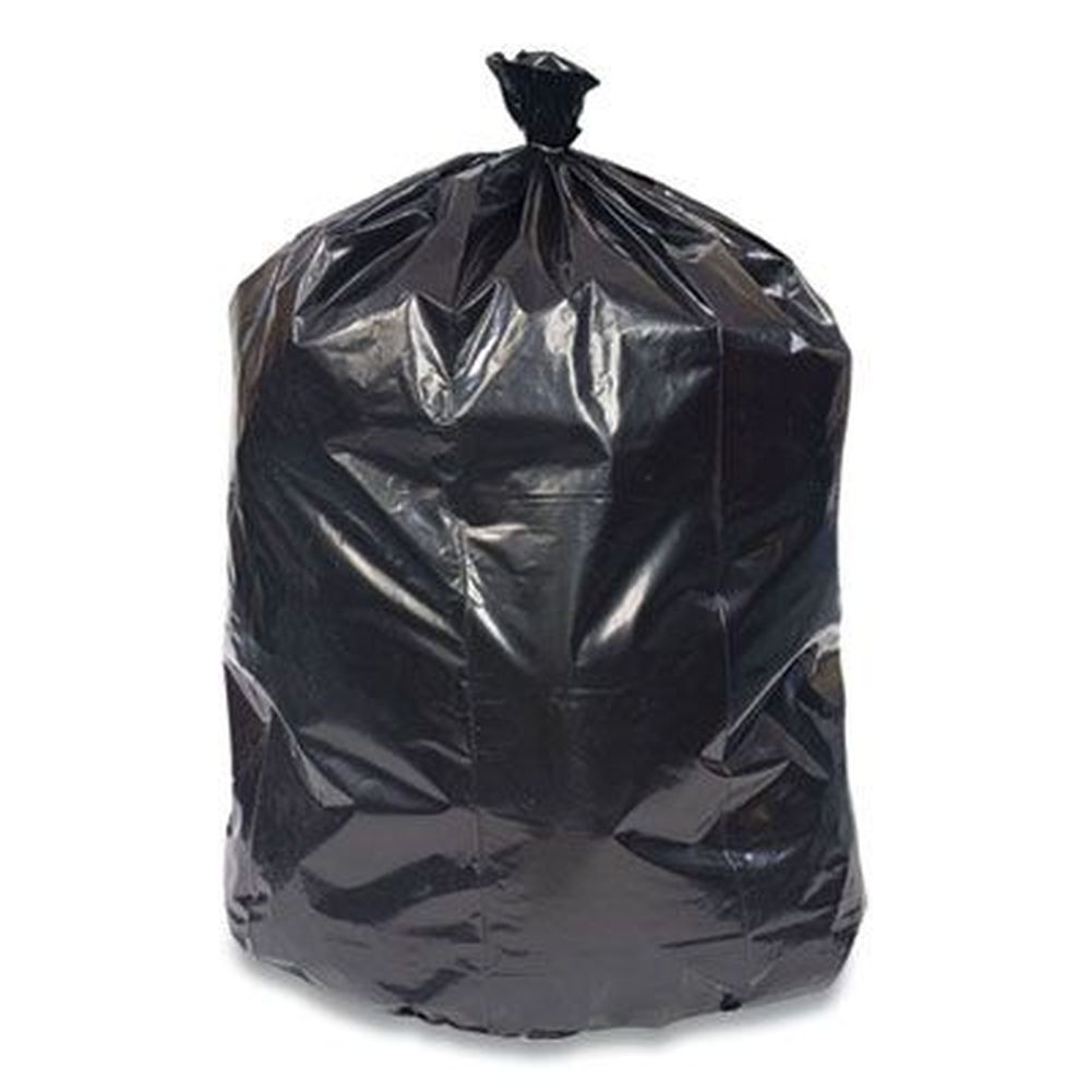 Coastwide Professional Black 22 Micron High Density Can Liner, 45 Gallon Capacity -- 150 per case
