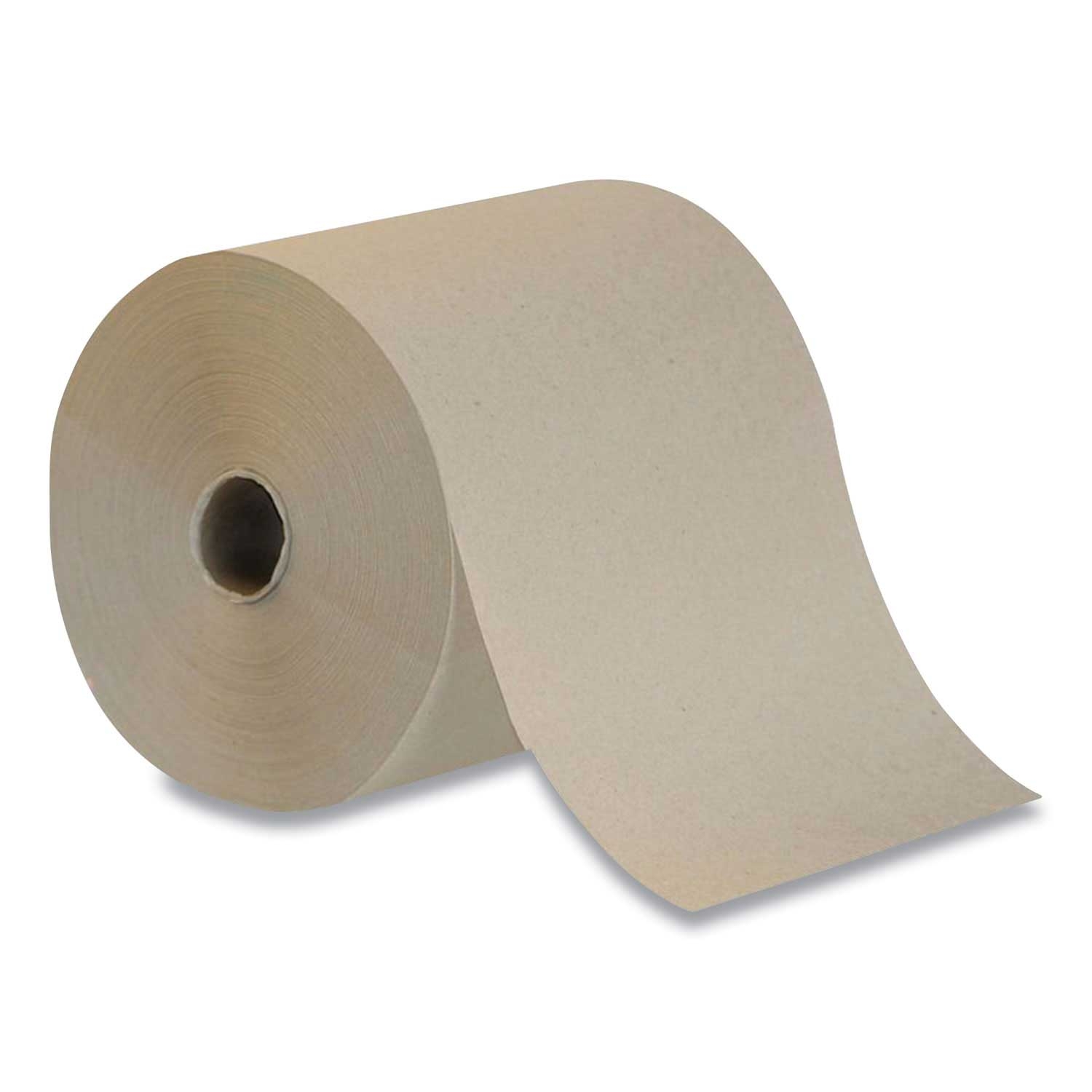 Coastwide Professional Natural Recycled Hardwound Paper Towel Roll, 7.87 x 800 inch -- 6 per case