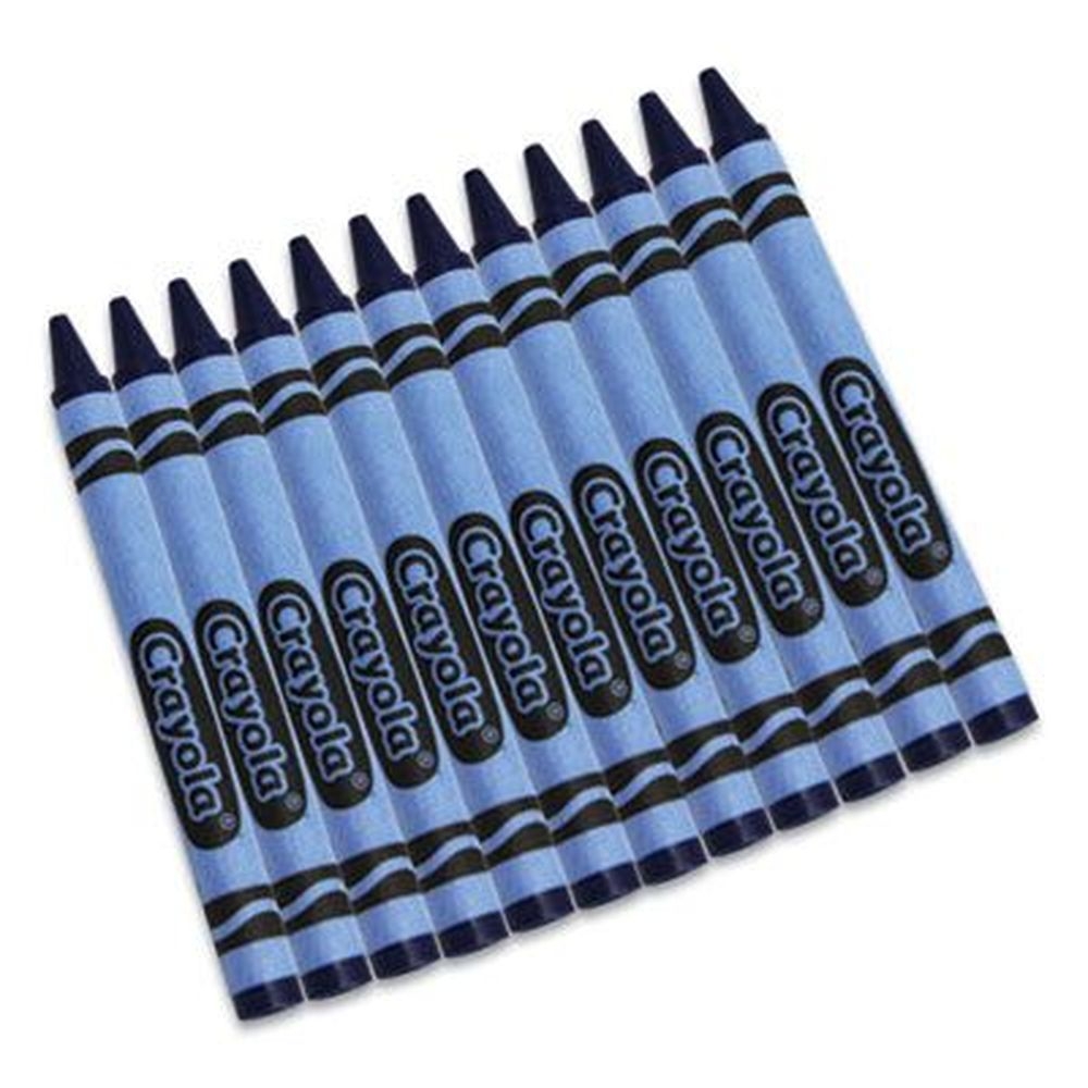 Crayola Blue Crayons -- 12 per box