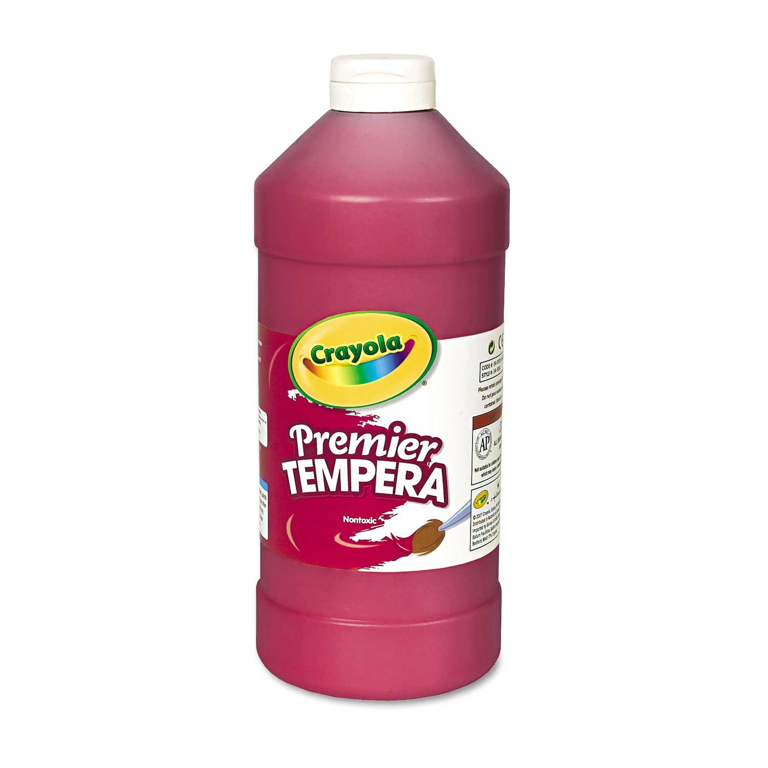Crayola Red Premier Tempera Paint, 16 Ounce Bottle