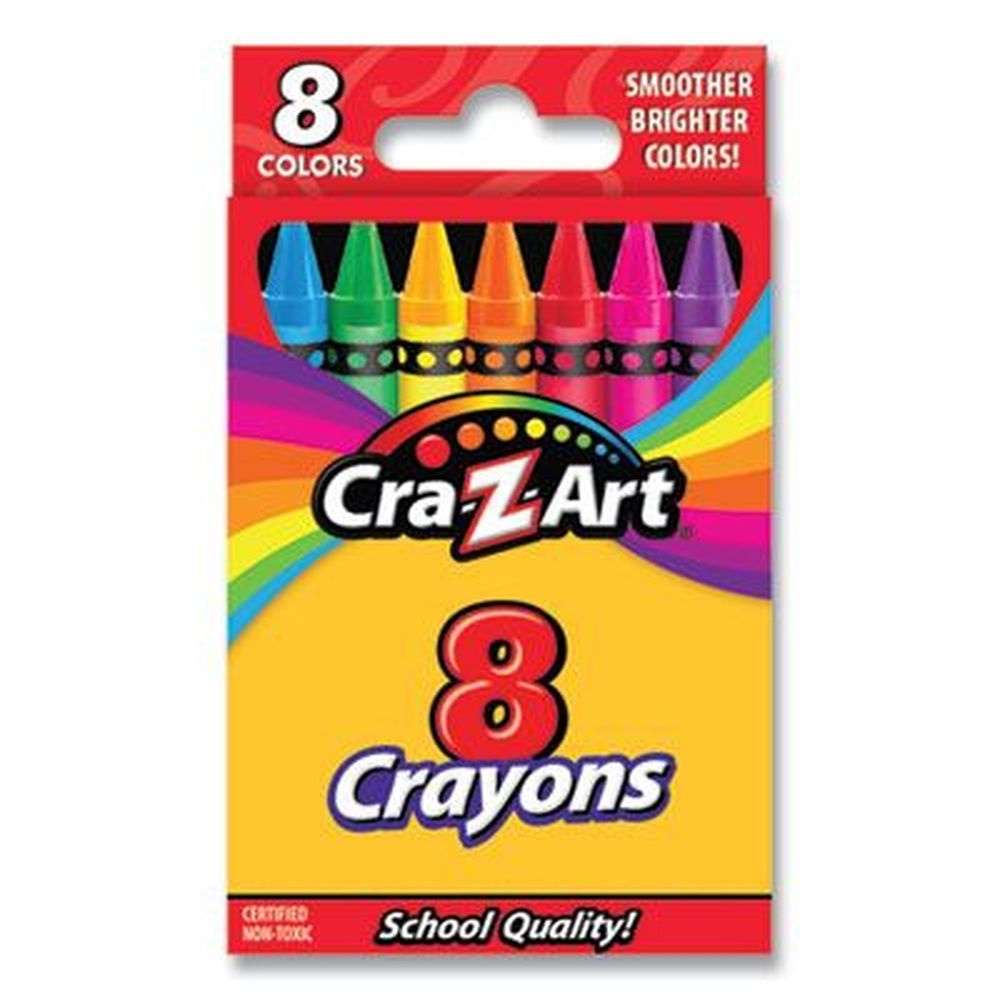 Cra-Z-Art Multicolor Crayons -- 8 per pack