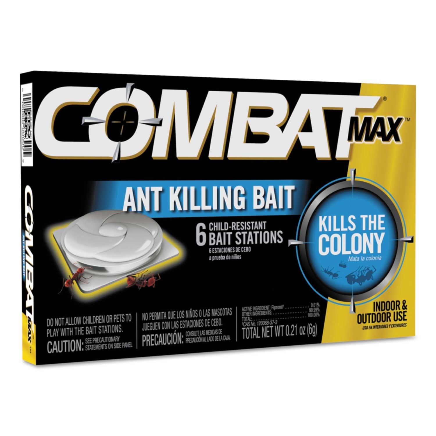 Combat Max Ant Killing Bait, 0.21 Ounce - 6 per pack -- 12 packs per case