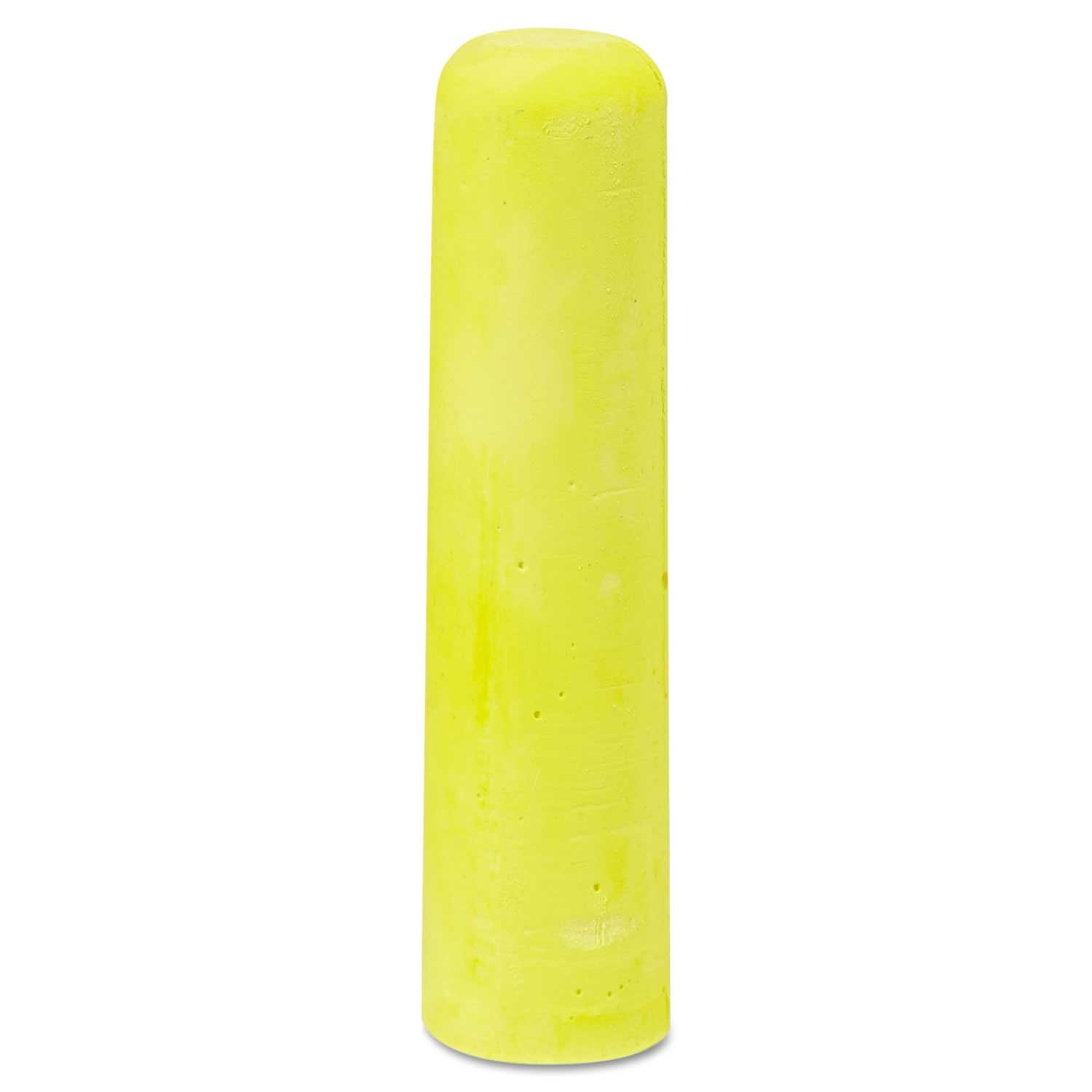 Dixon Yellow Industrial Railroad Chalk, 4 x 1 inch - 72 per box -- 1 box per case