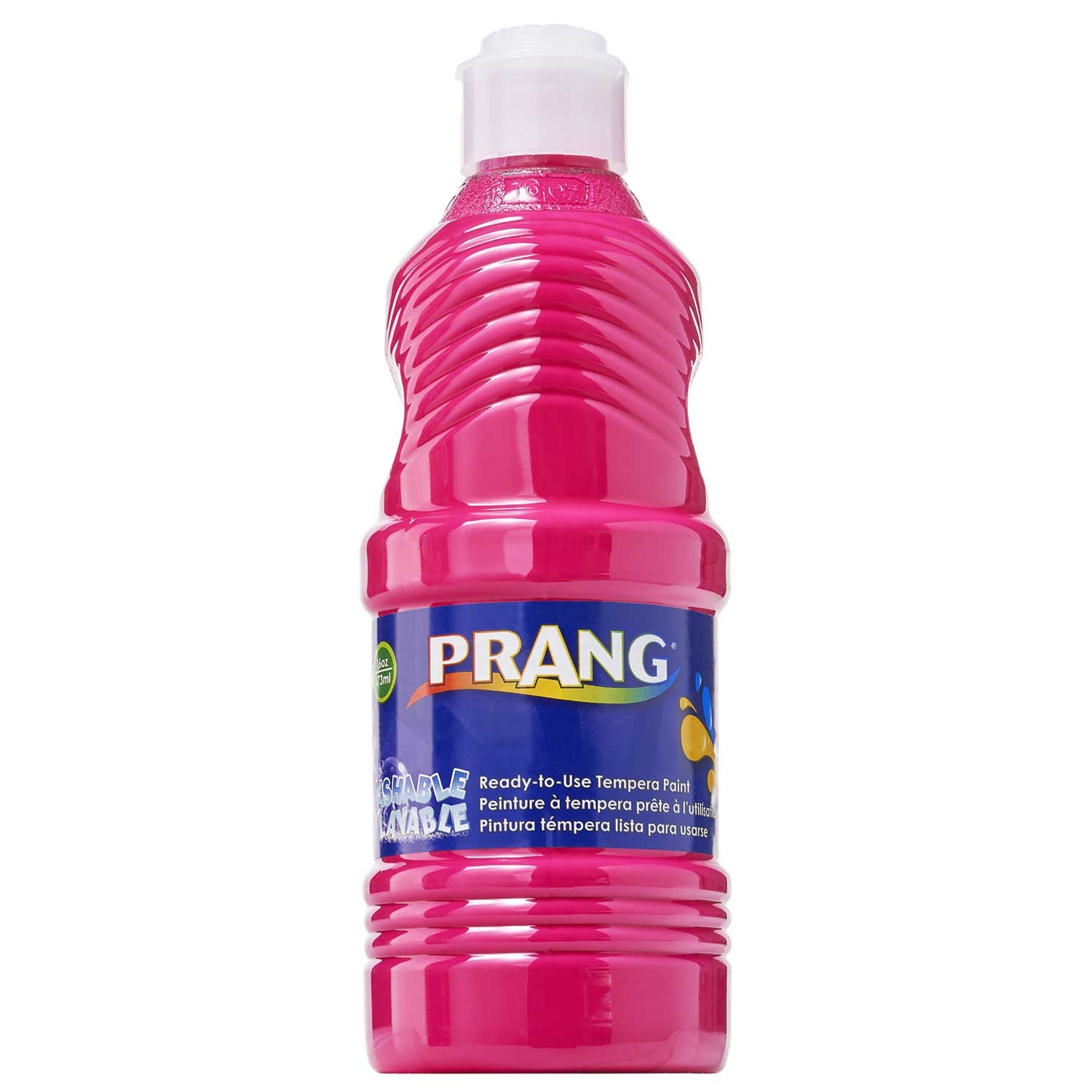 Prang Magenta Washable Paint, 16 Ounce Dispenser-Cap Bottle