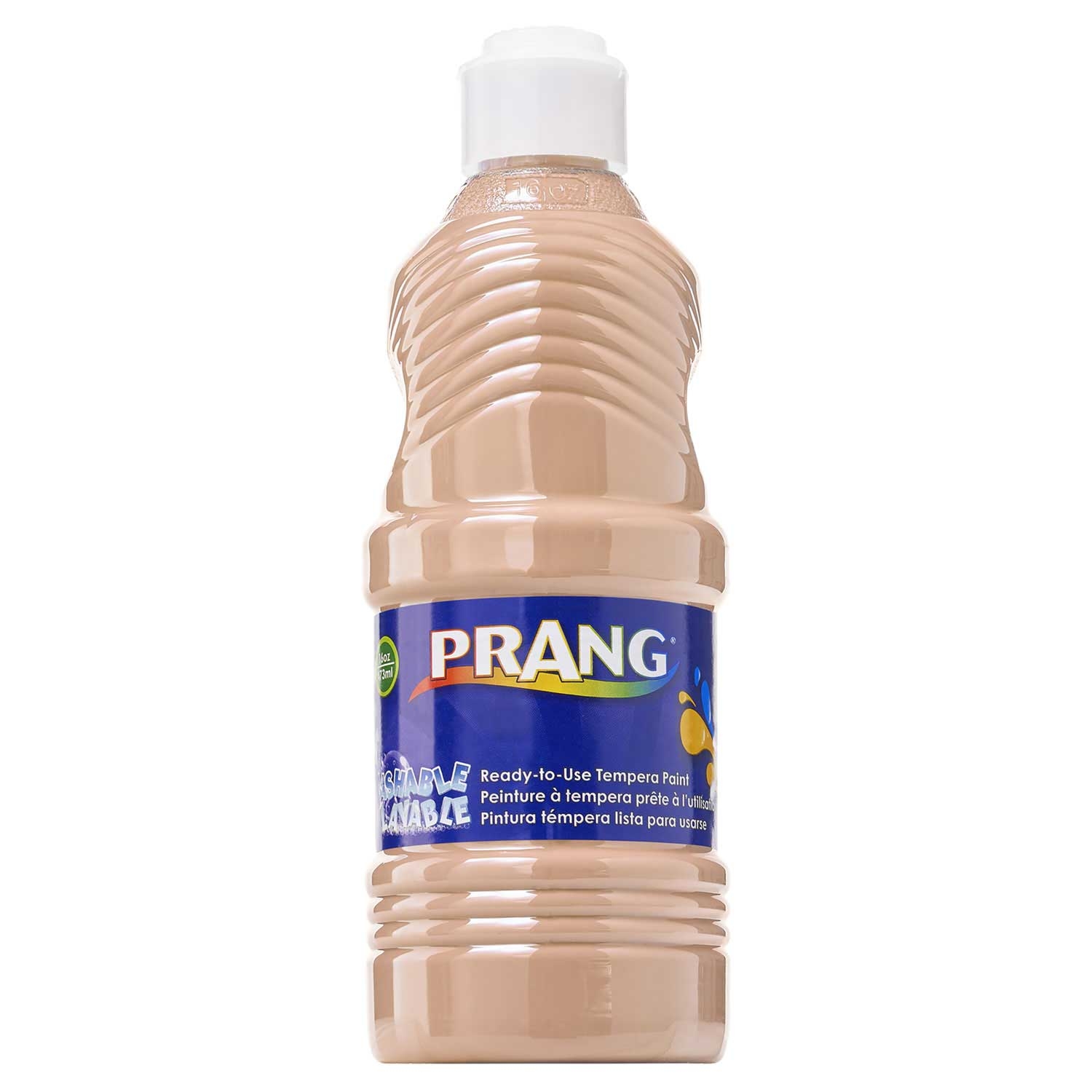 Prang Peach Washable Paint, 16 Ounce Dispenser-Cap Bottle