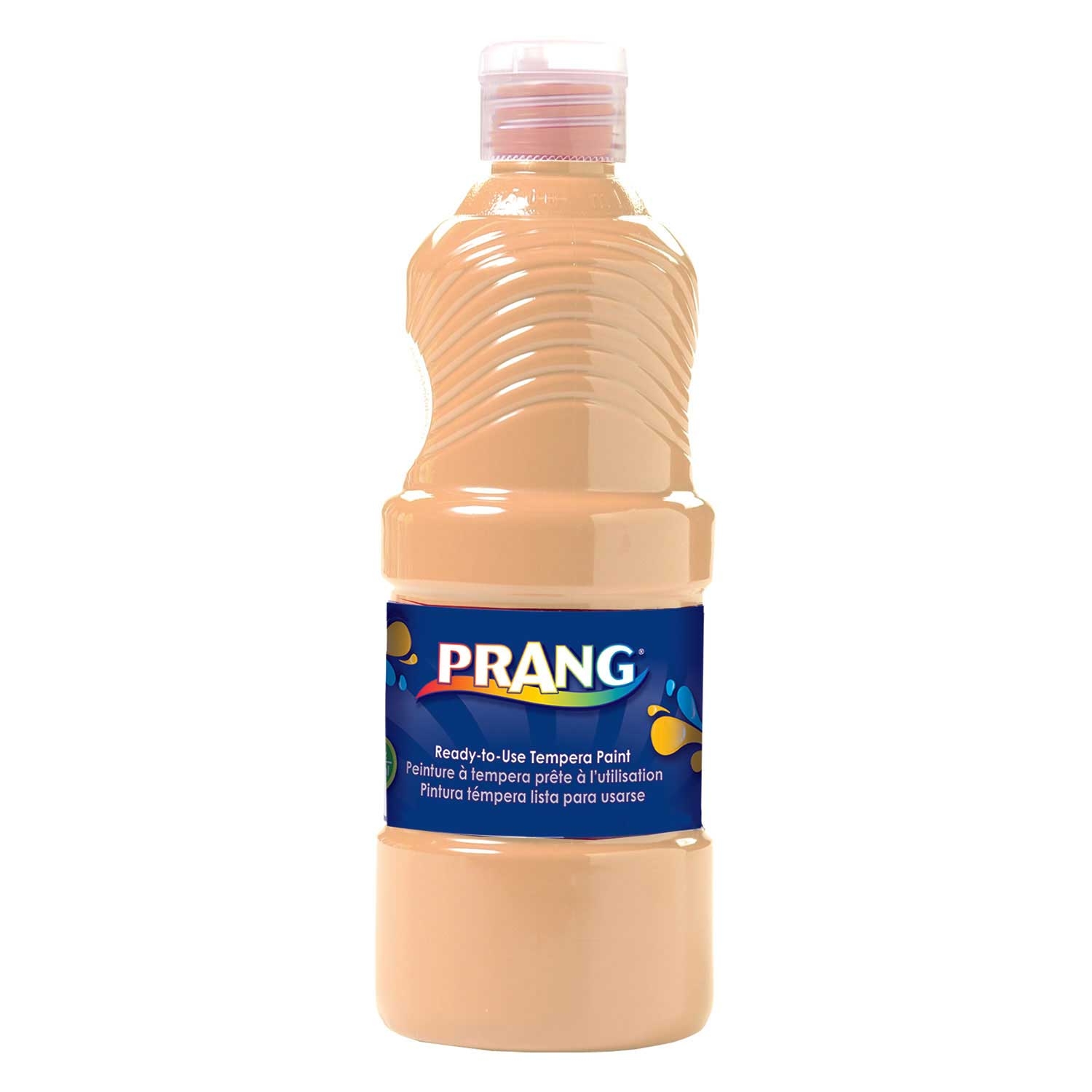 Prang Peach Ready-To-Use Tempera Paint, 16 Ounce Dispenser-Cap Bottle