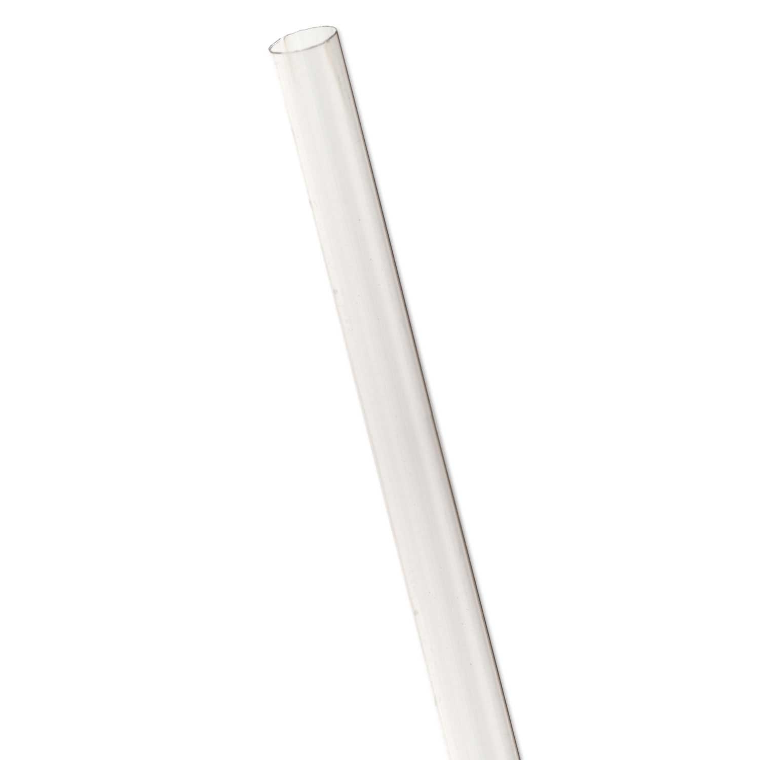 Eco-Products Compostable Clear Unwrapped Straw, 7.75 inch - 400 per pack -- 24 packs per case