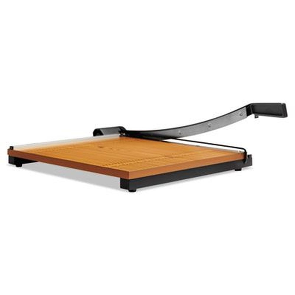 X-ACTO Square Commercial Grade Wood Base 15 Sheets Guillotine Trimmer, 18 x 18 inch