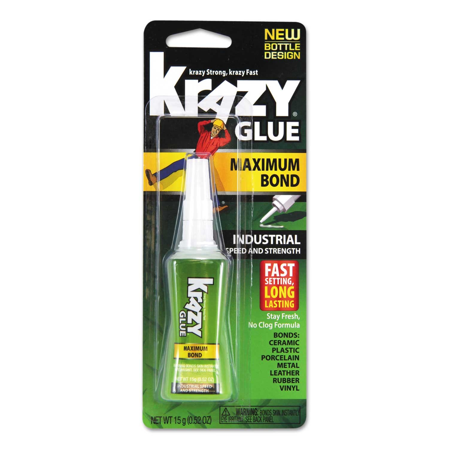 Krazy Glue Maximum Bond Krazy Glue, 0.52 Ounce