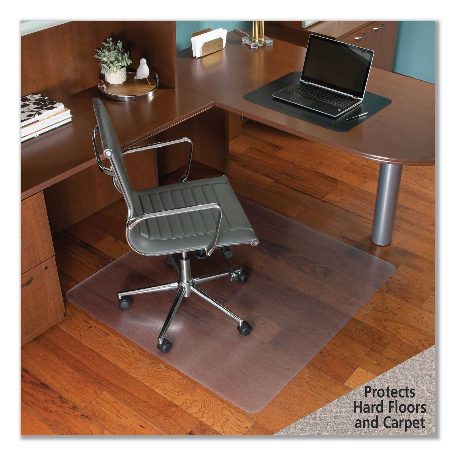 ES Robbins Rectangle Clear Floor Plus Mate, 46 x 48 inch