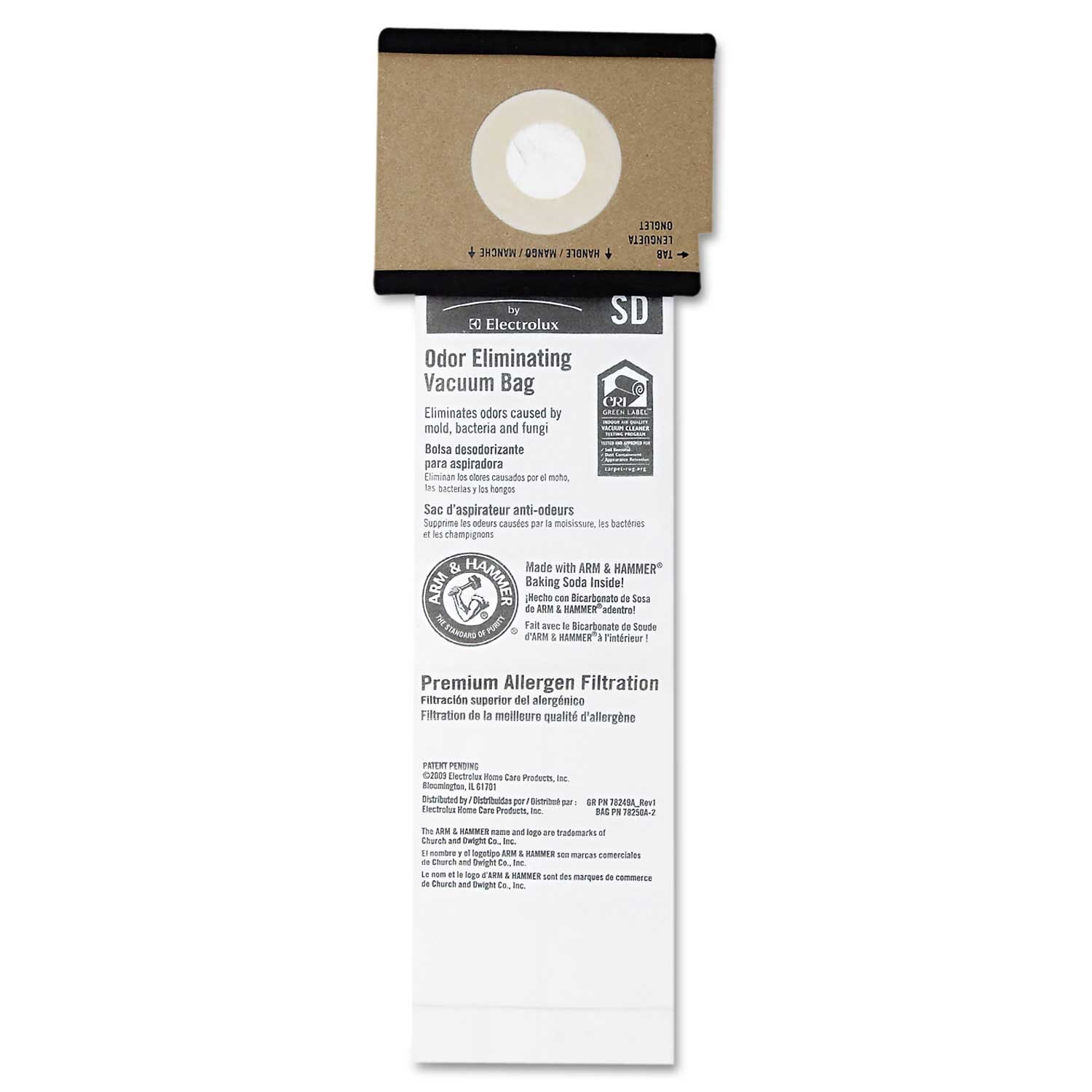 Sanitaire SD Premium Allergen Vacuum Bag for SC9100 Series, 4 Quart Capacity -- 50 per case