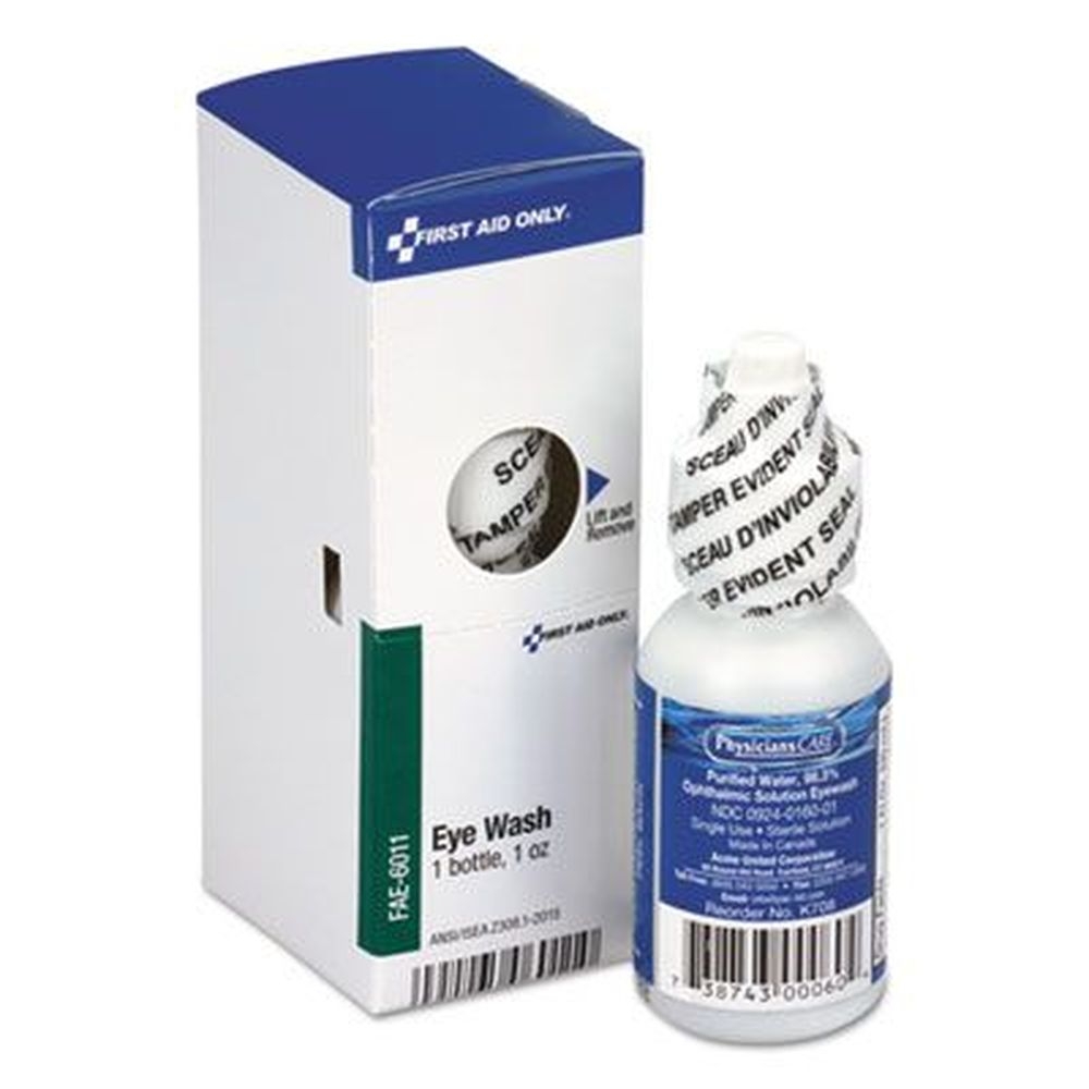 First Aid Only Eyewash, 1 Ounce Bottle