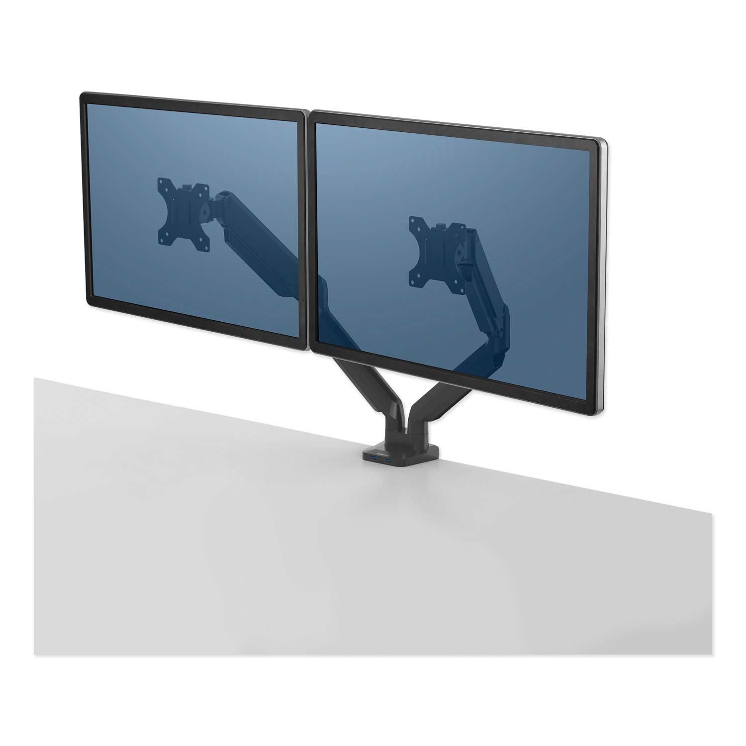 Fellowes Black Platinum Series Dual Monitor Arm for 27 inch Monitors