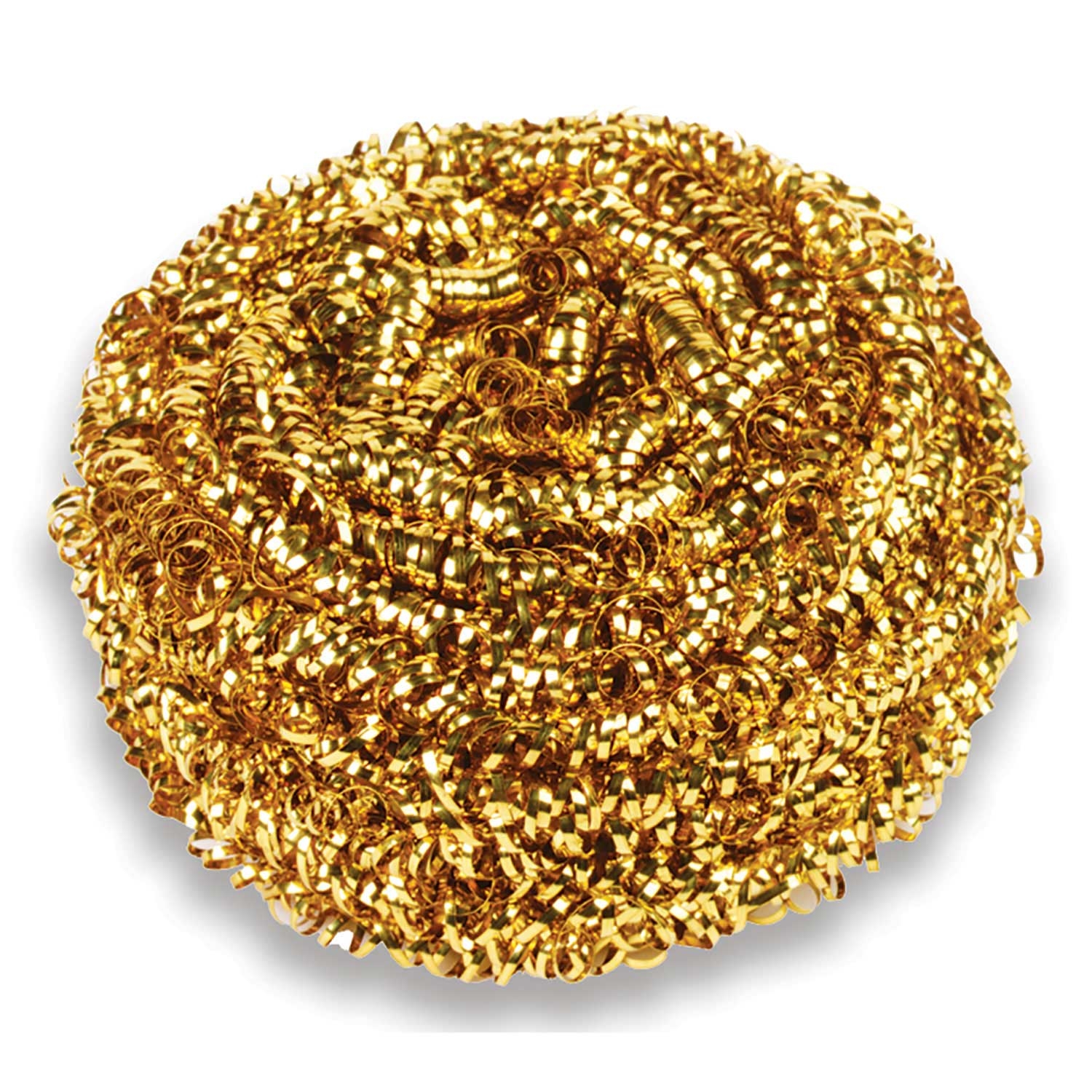 Kurly Kate Gold Brass Scrubber, 50 Gram -- 72 per case