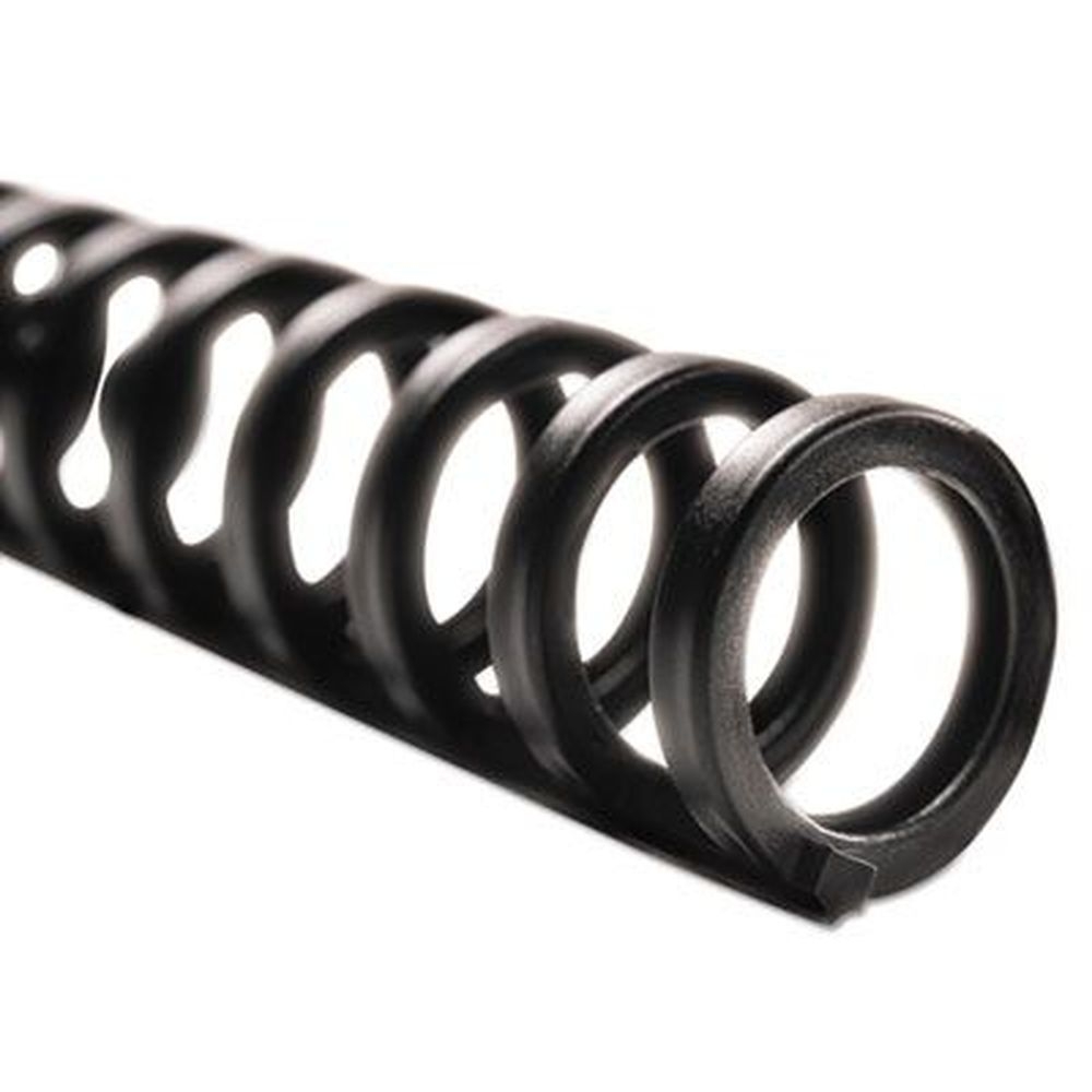 GBC Black 5/8 inch Diameter Proclick Easy Edit Spine, 110 Sheet Capacity -- 100 per box