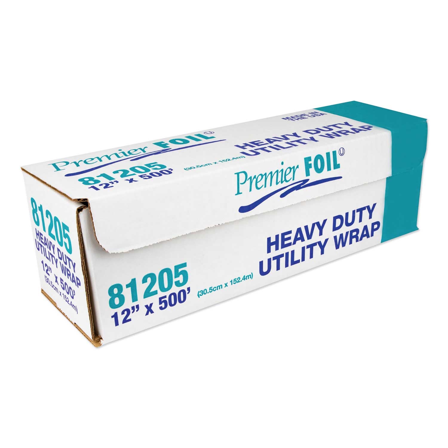 Gen Heavy Duty Aluminum Foil Roll, 12 inch x 500 Feet -- 1 roll